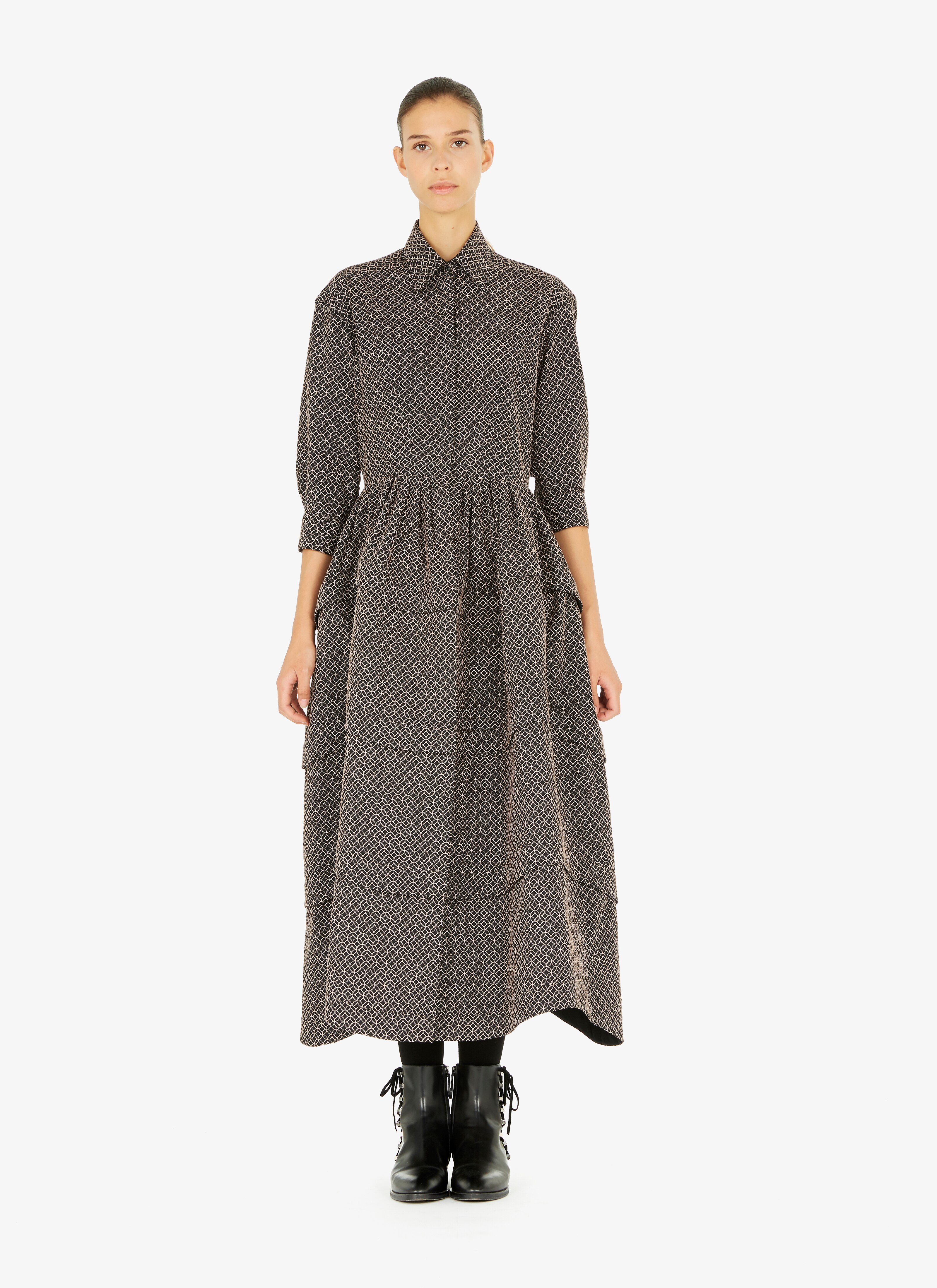 Wooven Shirt-Dress Wooven Shirt-Dress - maison-alaia.com