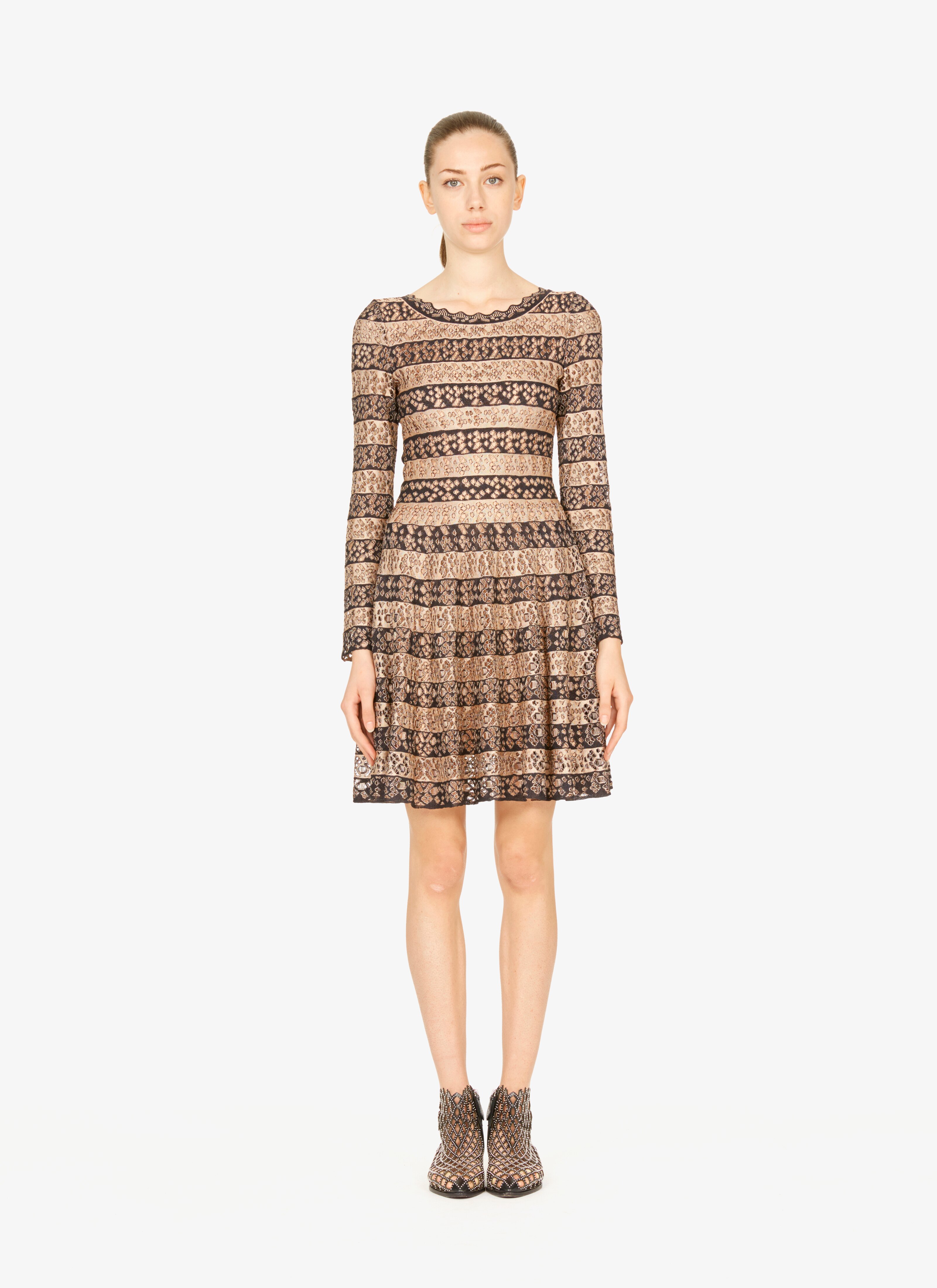 Abito Svasato In Maglia Abito Svasato In Maglia - maison-alaia.com