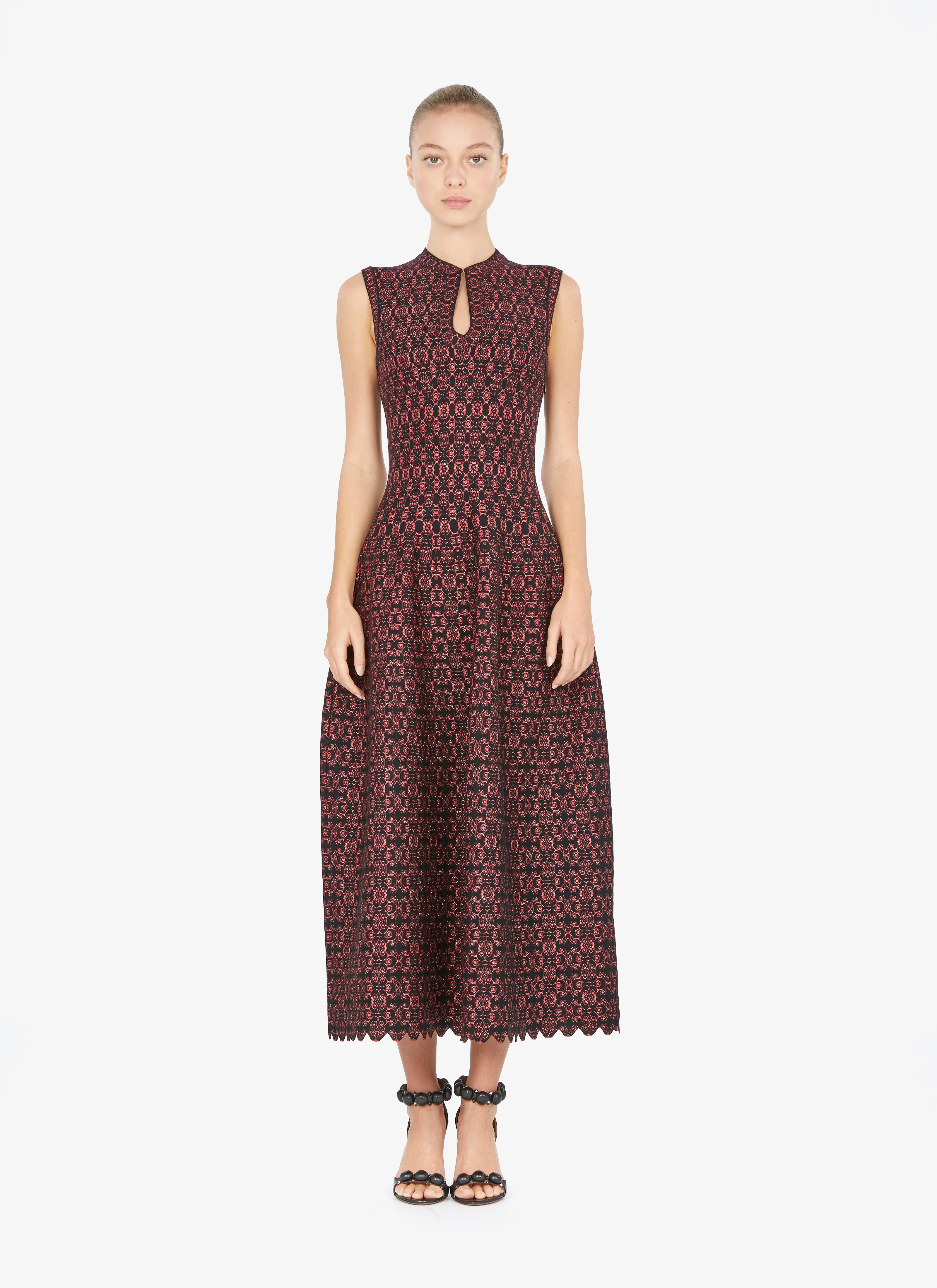 Long Flared Knitted Dress Long Flared Knitted Dress - maison-alaia.com