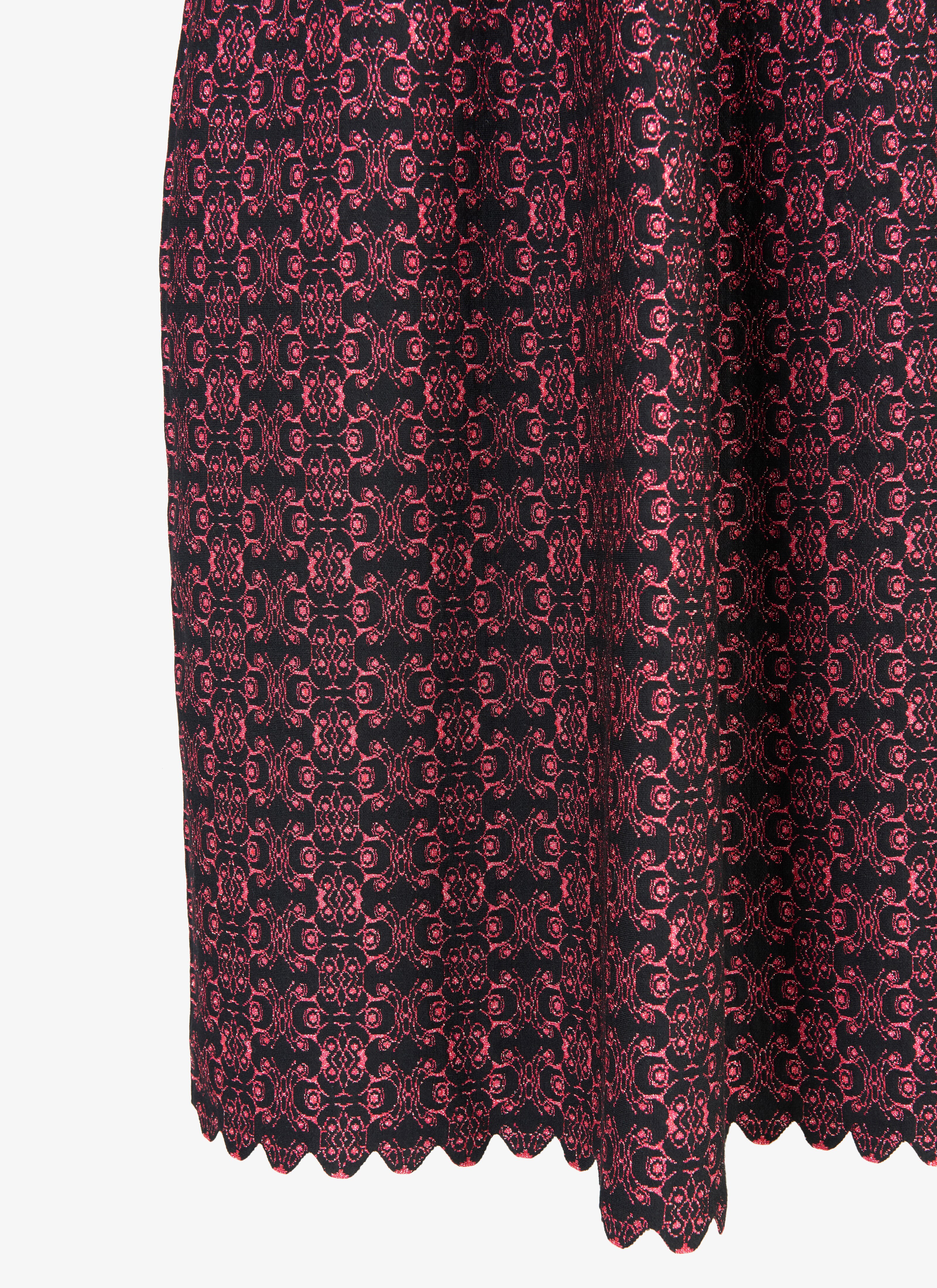 Long Flared Knitted Dress Long Flared Knitted Dress - maison-alaia.com