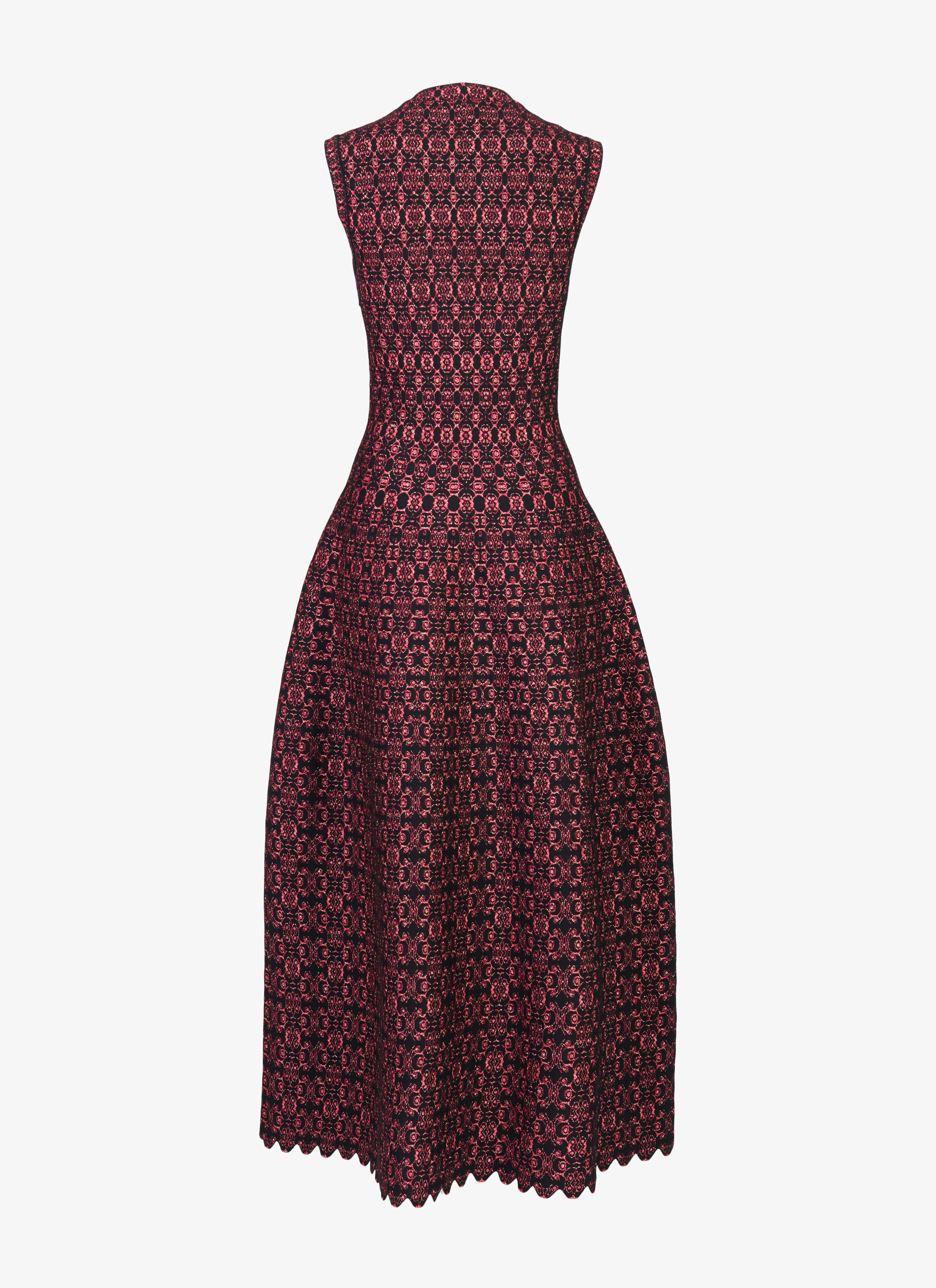 Long Flared Knitted Dress Long Flared Knitted Dress - maison-alaia.com