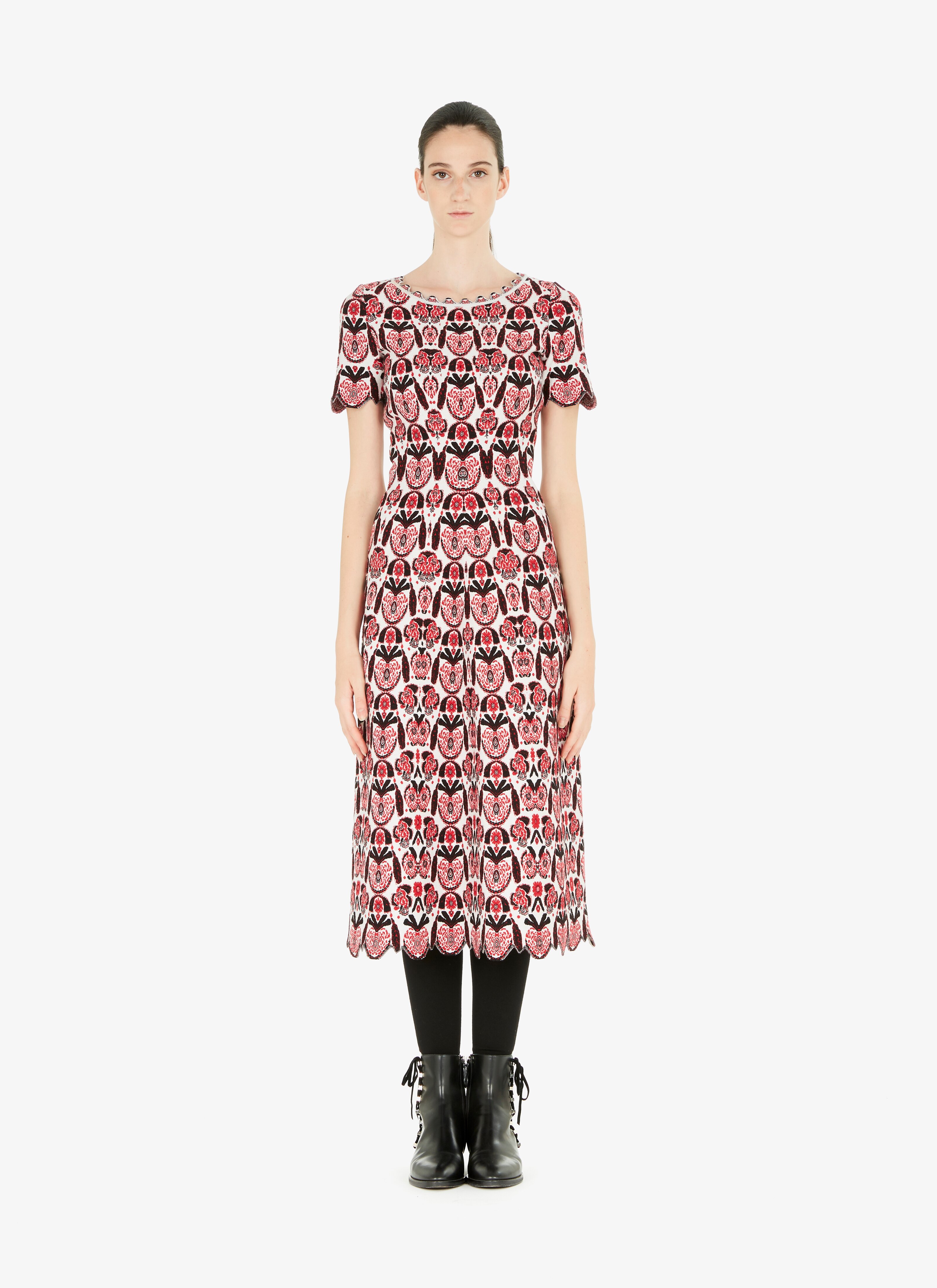 Long Flared Knitted Dress Long Flared Knitted Dress - maison-alaia.com