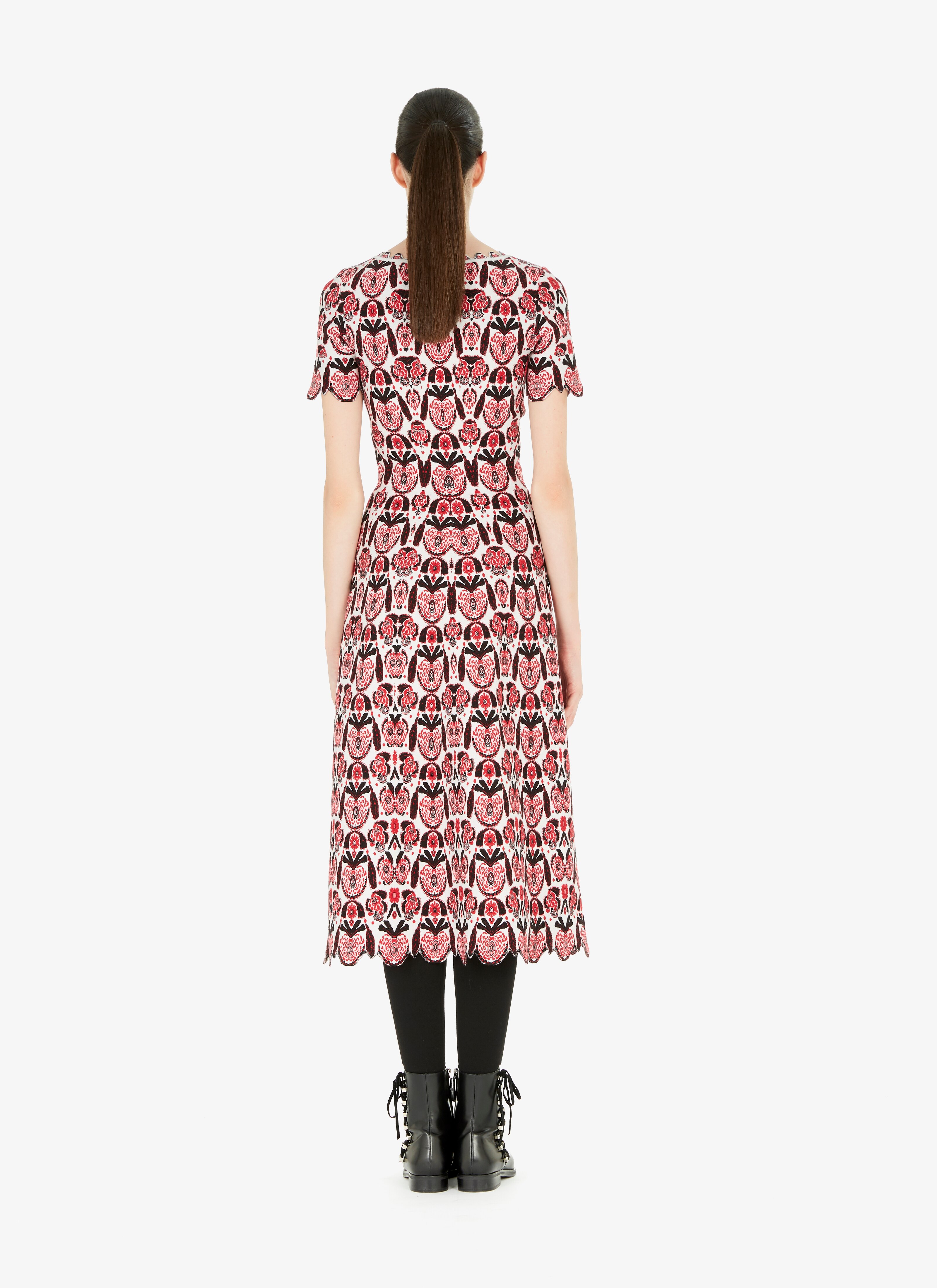 Long Flared Knitted Dress Long Flared Knitted Dress - maison-alaia.com