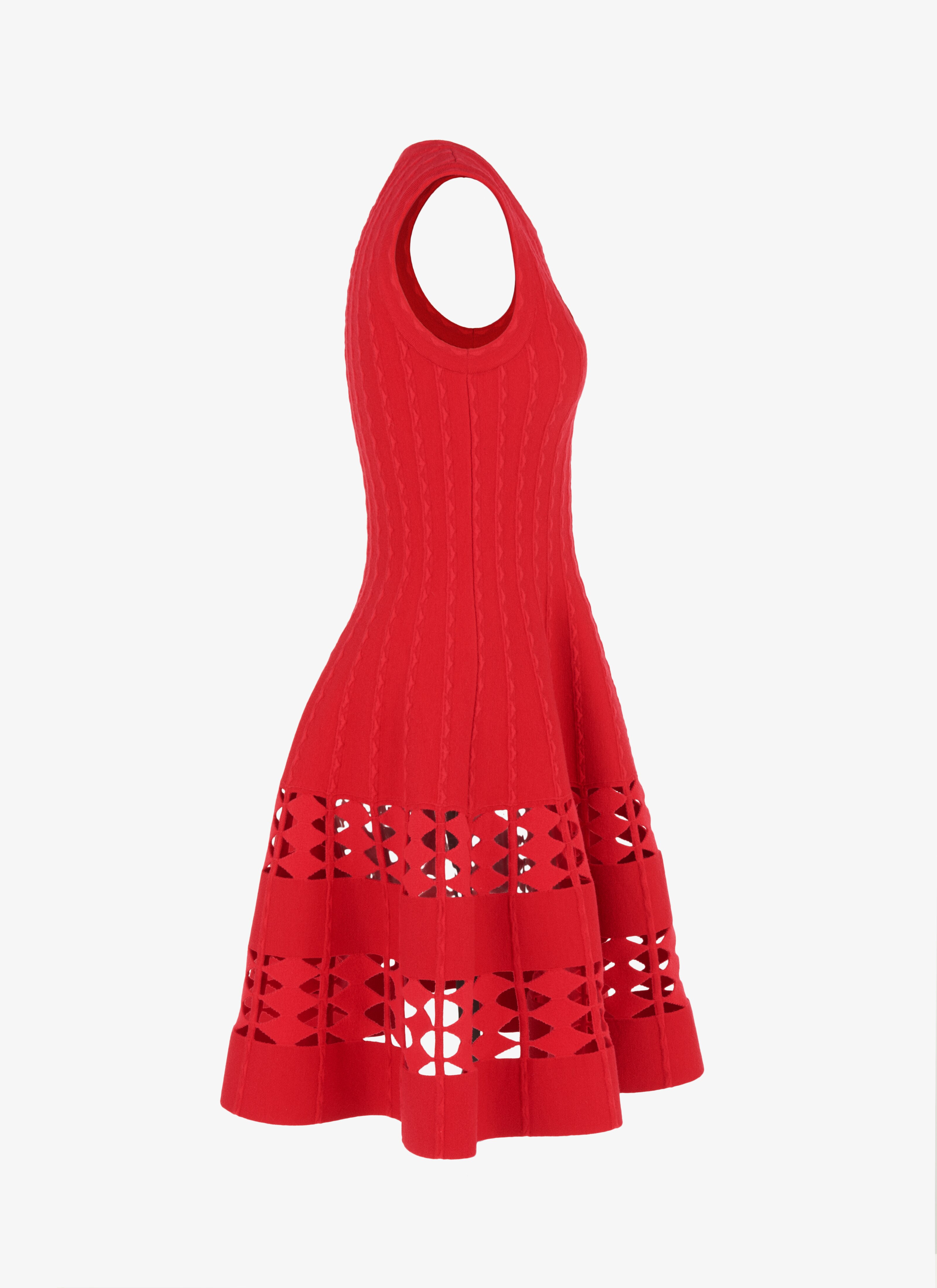 Flared Knitted Dress Flared Knitted Dress - maison-alaia.com