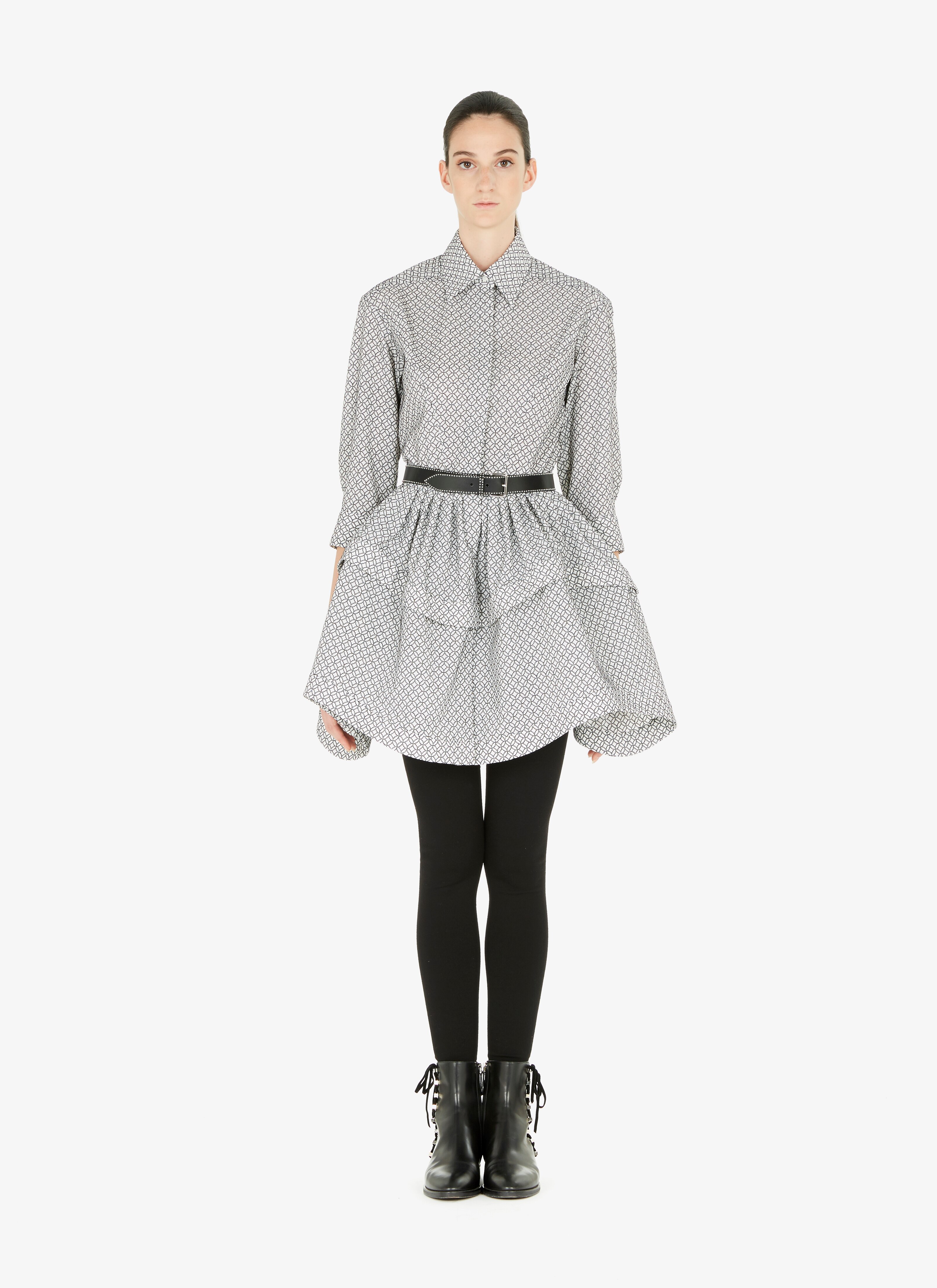 Wooven Shirt-Dress Wooven Shirt-Dress - maison-alaia.com