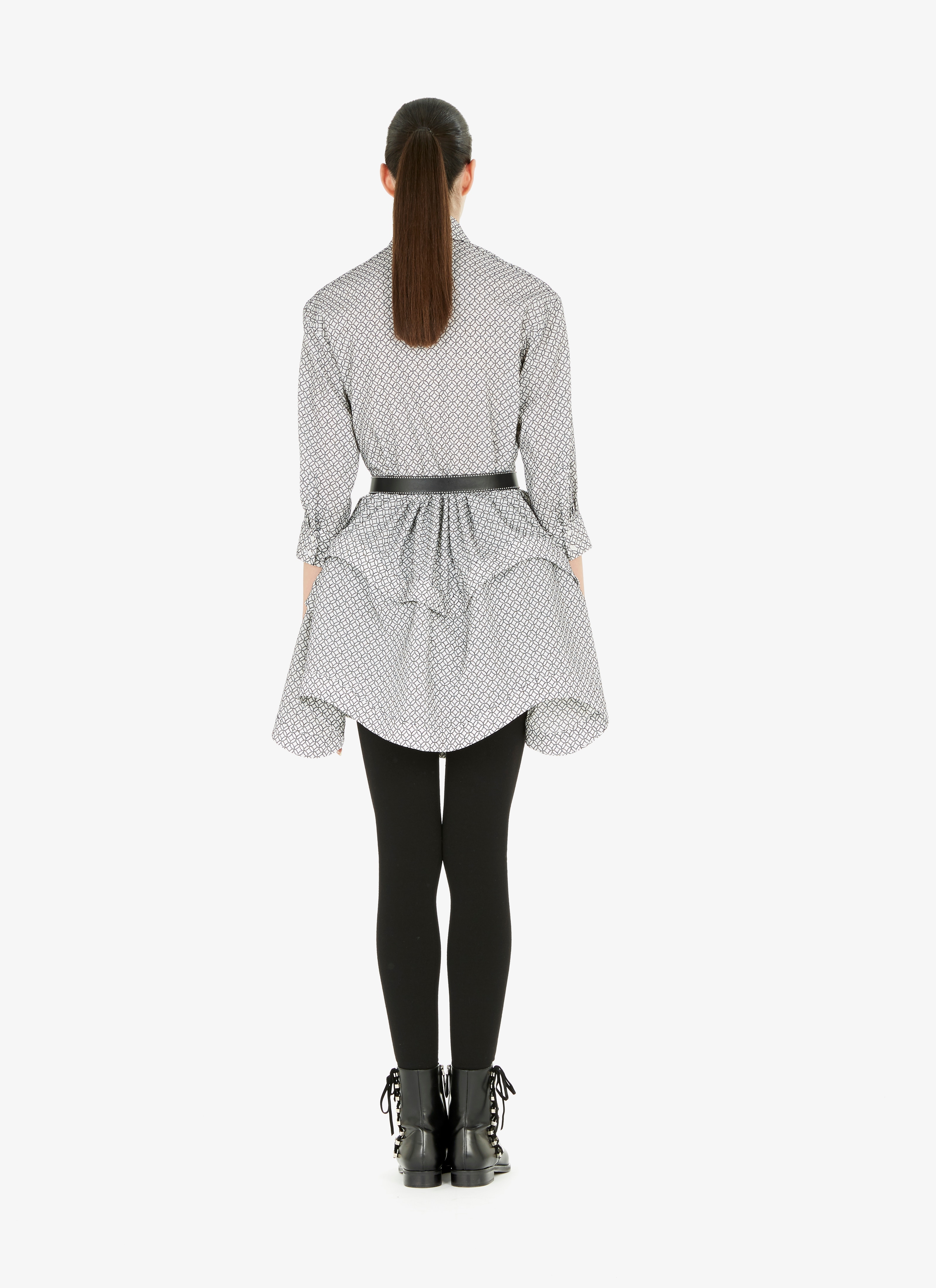 Wooven Shirt-Dress Wooven Shirt-Dress - maison-alaia.com