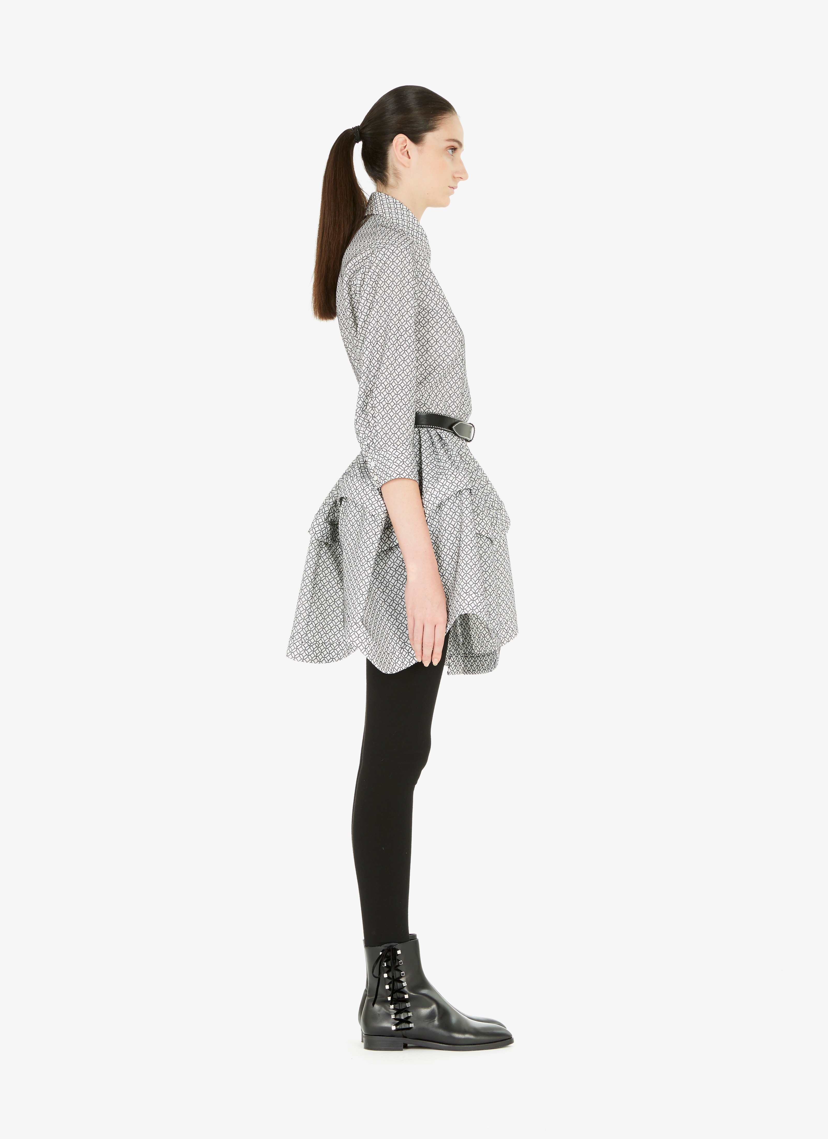 Wooven Shirt-Dress Wooven Shirt-Dress - maison-alaia.com