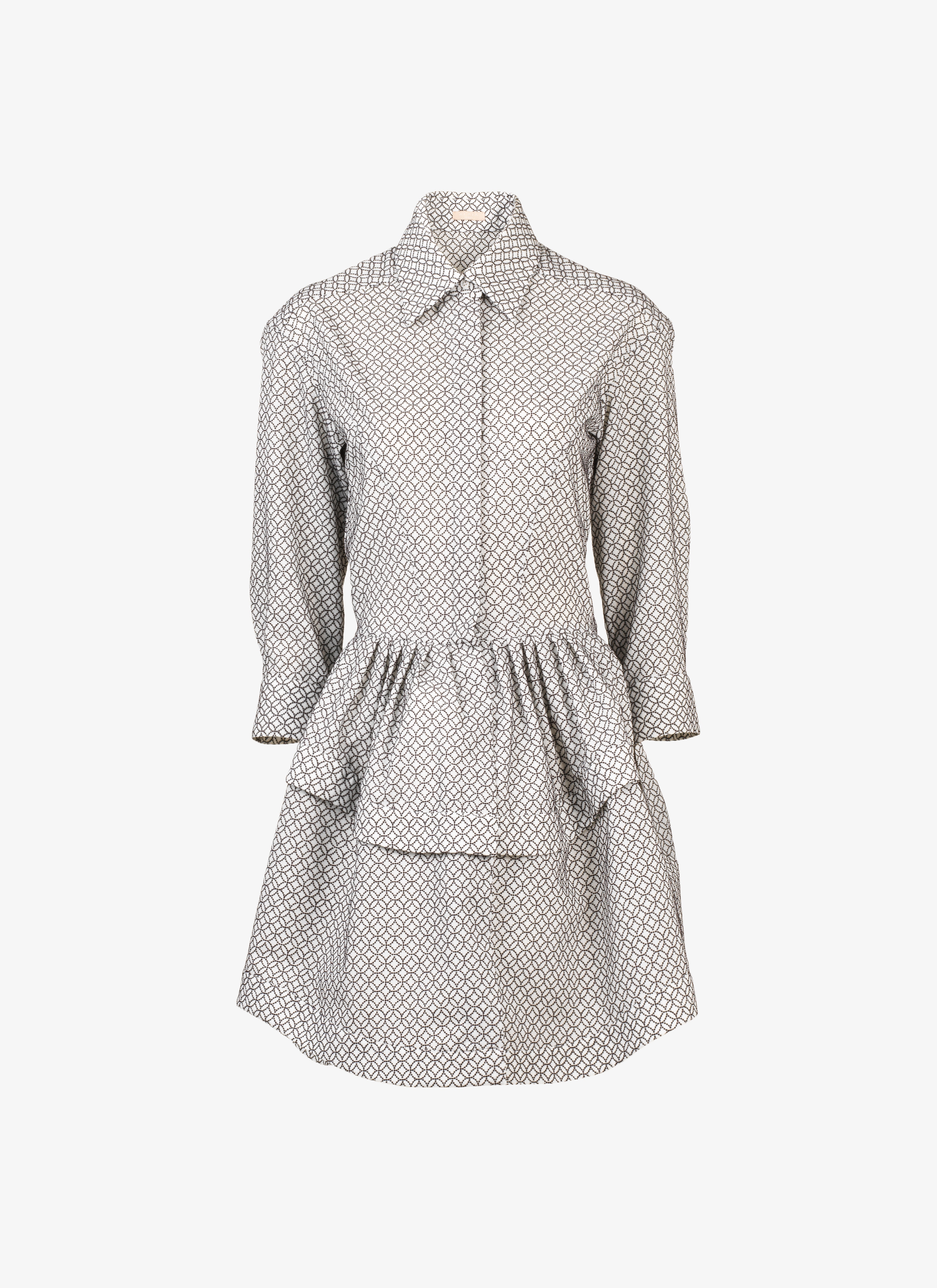 Wooven Shirt-Dress Wooven Shirt-Dress - maison-alaia.com