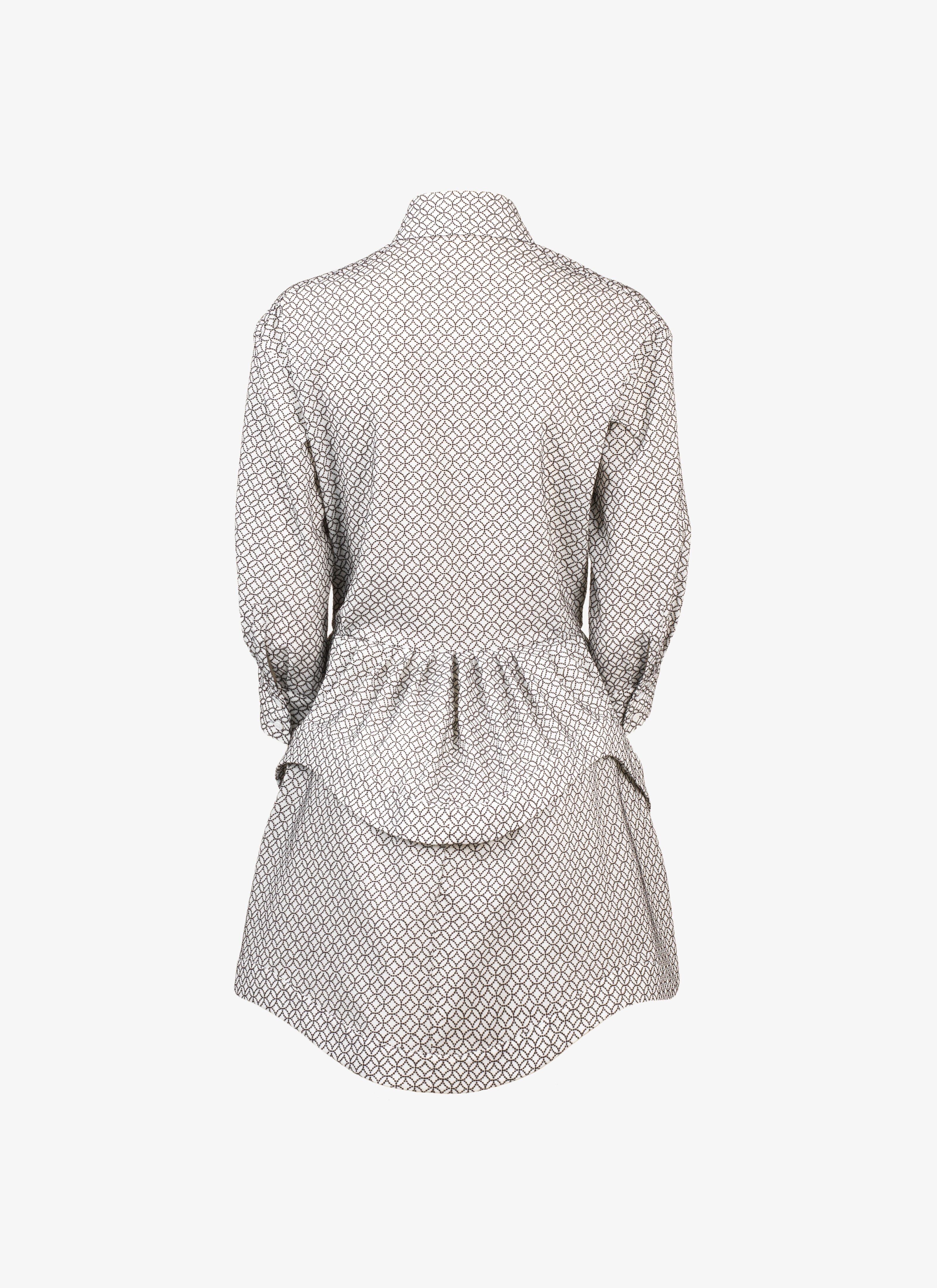 Wooven Shirt-Dress Wooven Shirt-Dress - maison-alaia.com