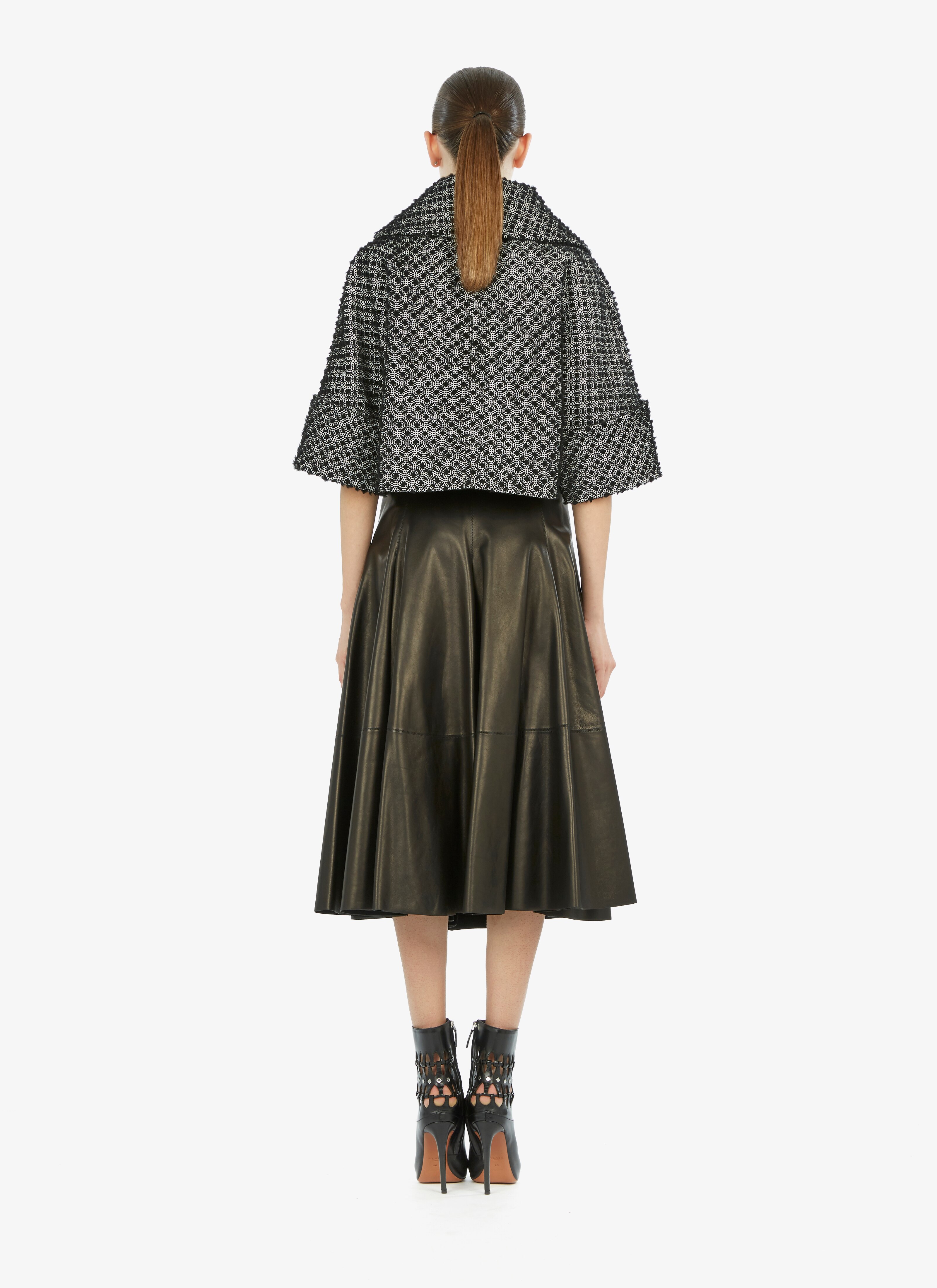 Embroidered Shearling Bolero Embroidered Shearling Bolero - maison-alaia.com