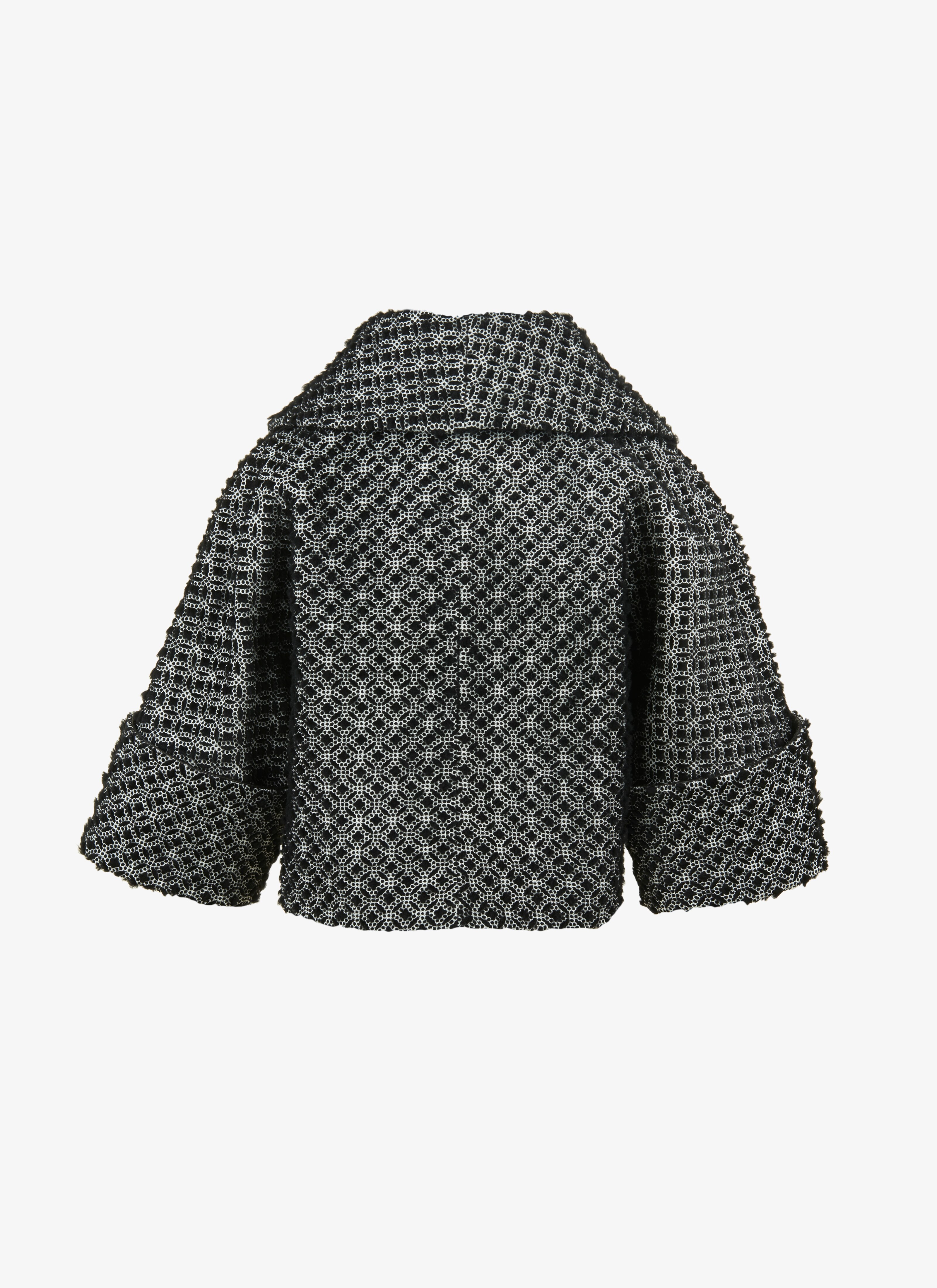 Embroidered Shearling Bolero Embroidered Shearling Bolero - maison-alaia.com