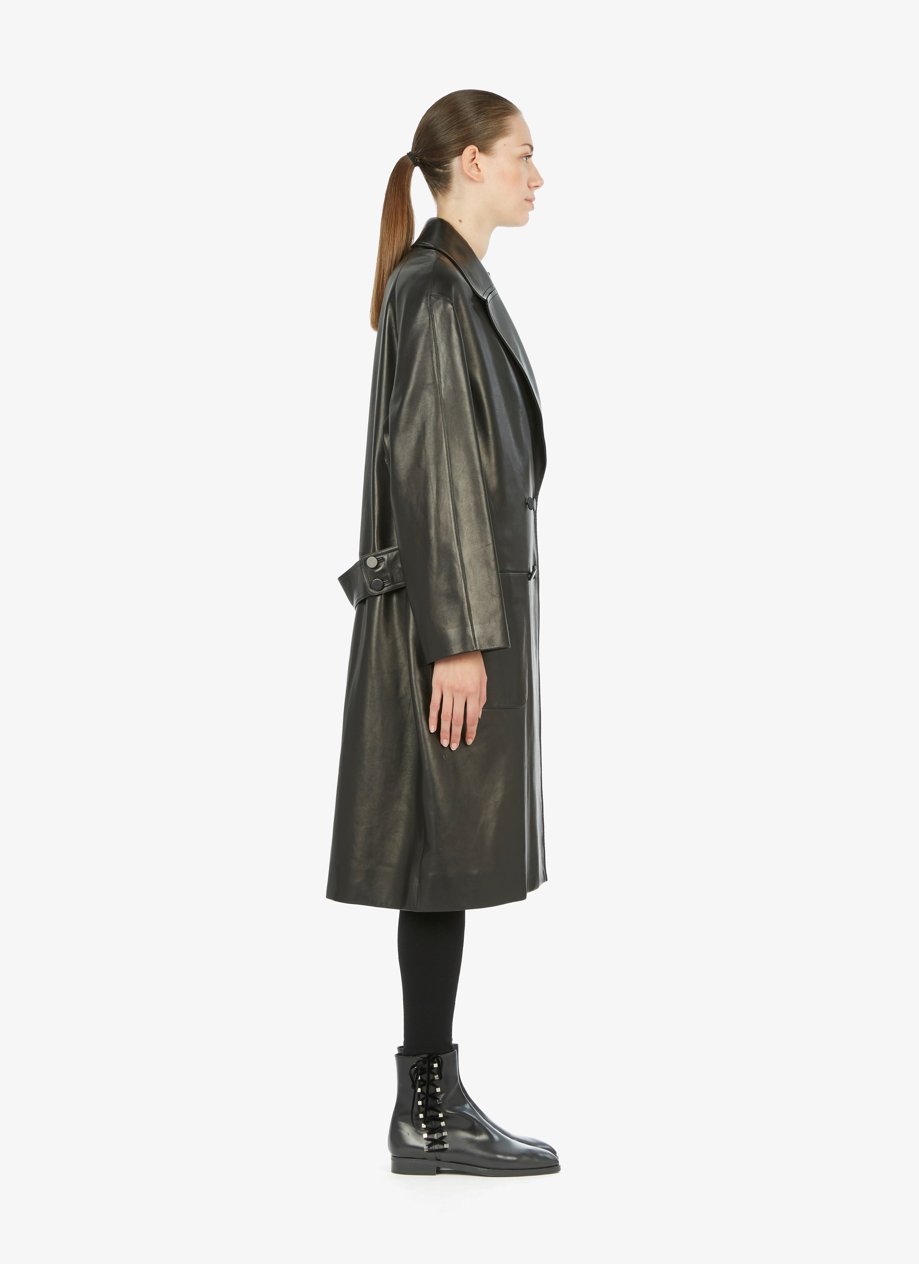 Alaïa Edition 1988 Tailored Men'S Style Leather Coat Alaïa Edition 1988 Tailored Men'S Style Leather Coat - maison-alaia.com
