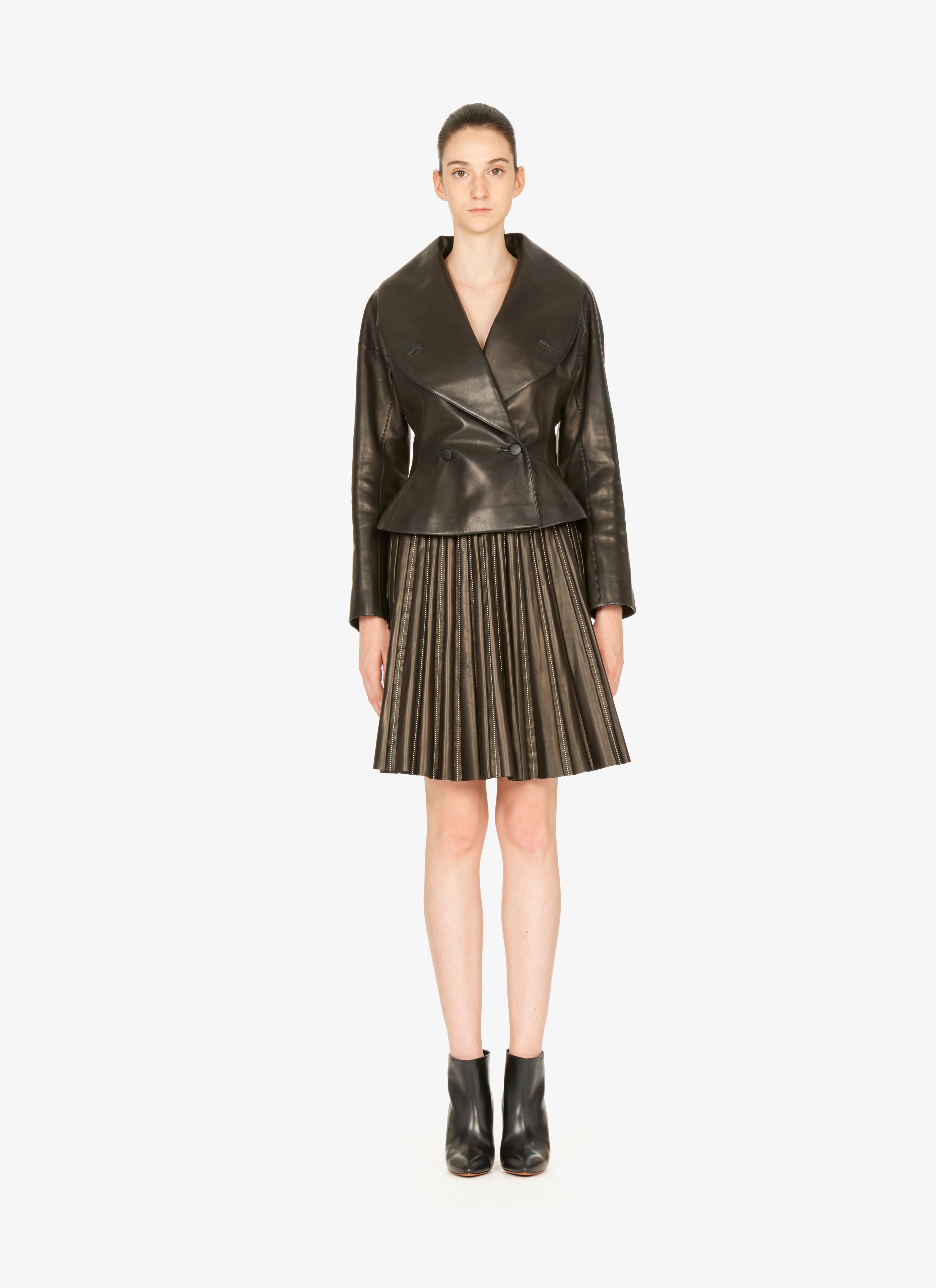 Leather Jacket Leather Jacket - maison-alaia.com