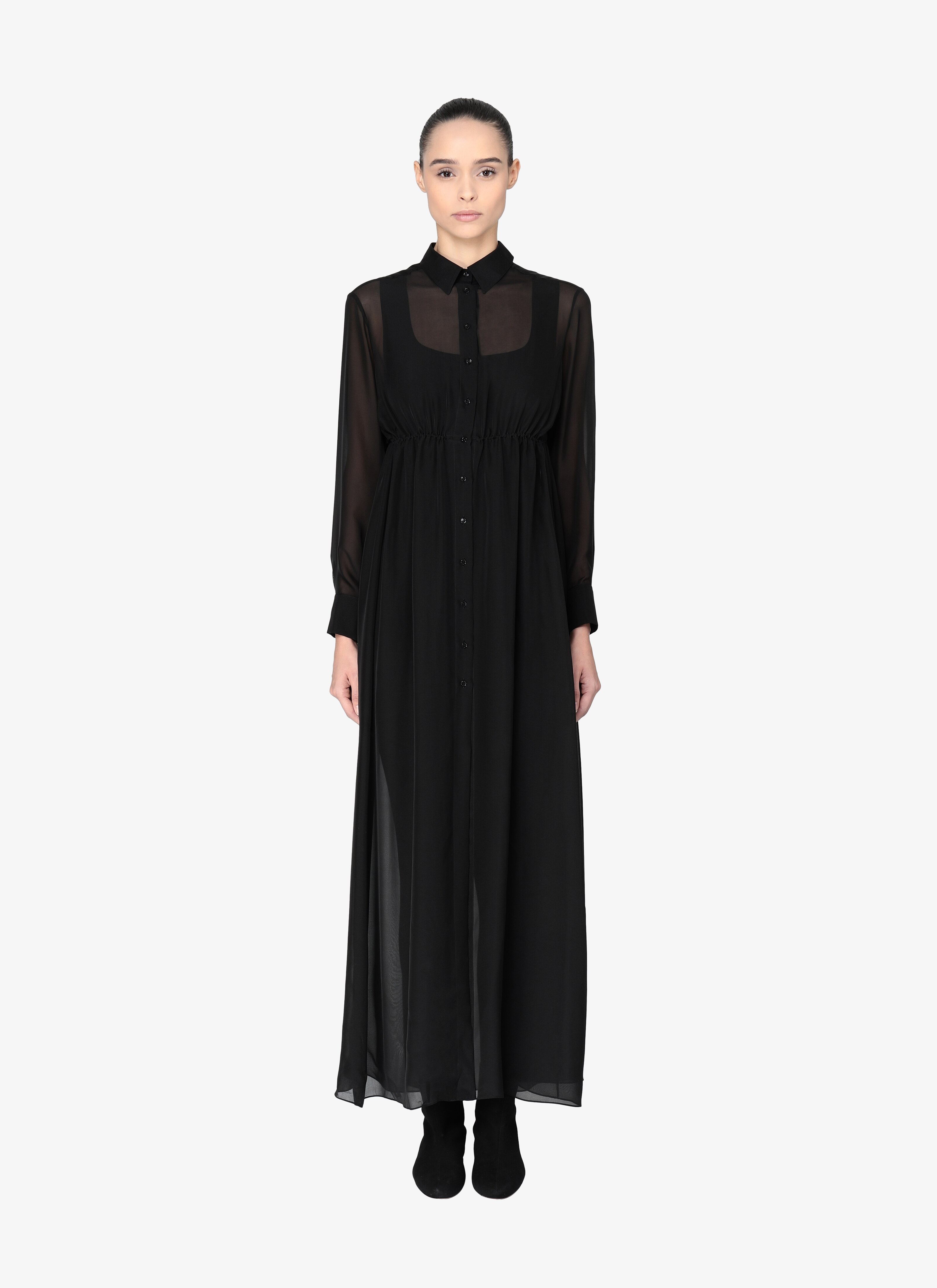 Long Shirt-Dress Long Shirt-Dress - maison-alaia.com