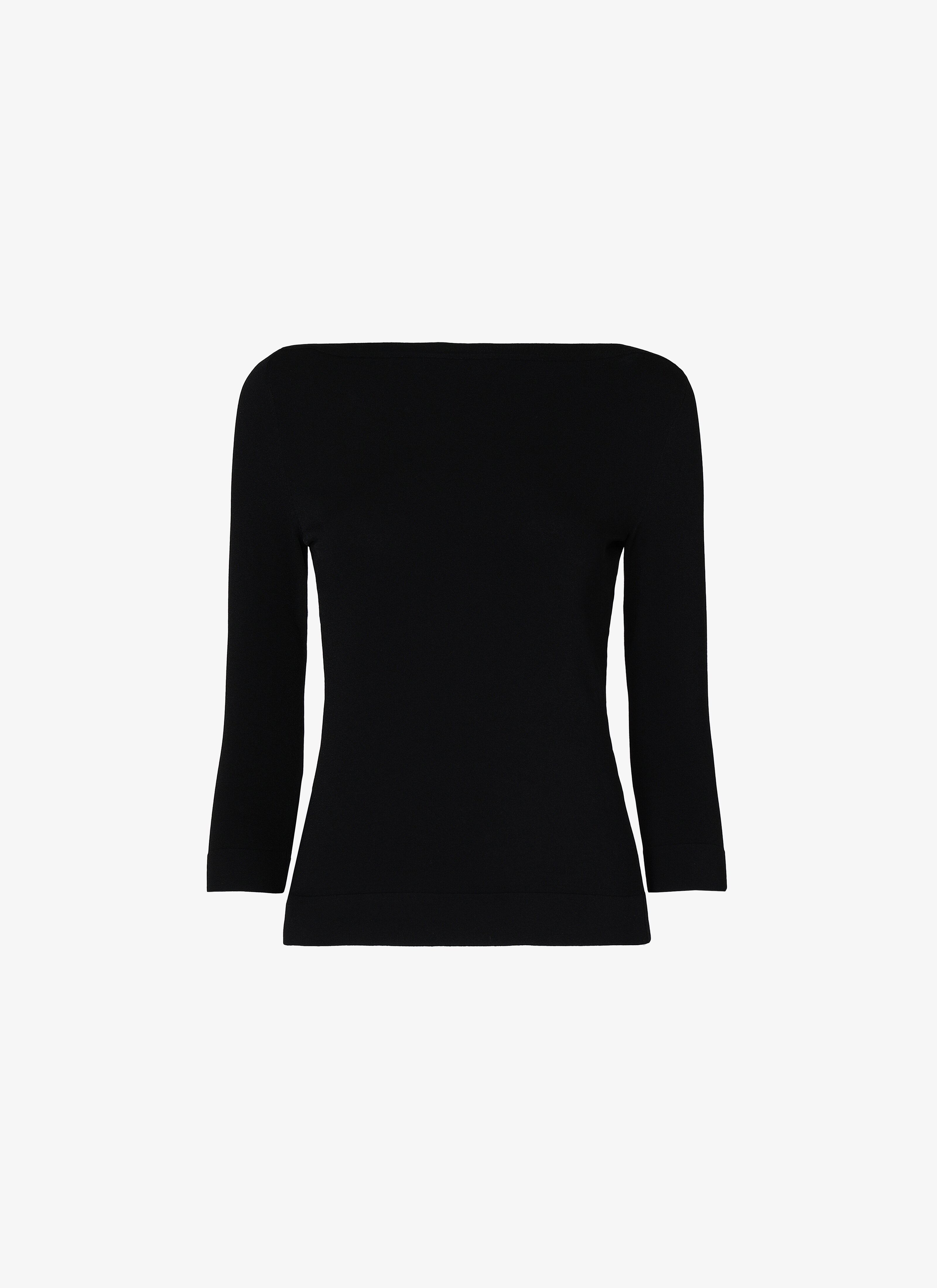 ALAÏA PULL 3/4 NOIR