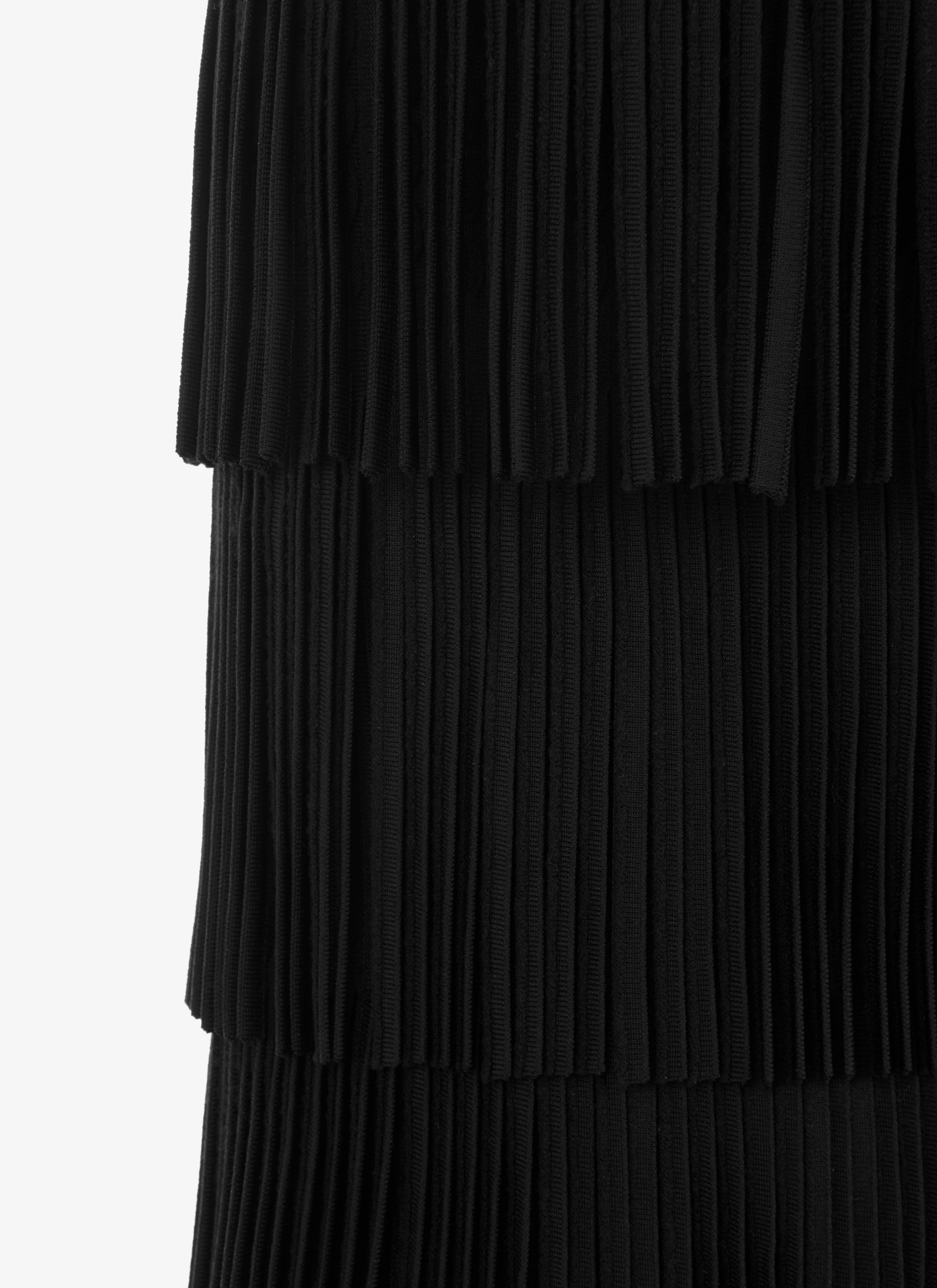 Long Fringed Knitted Skirt Long Fringed Knitted Skirt - maison-alaia.com