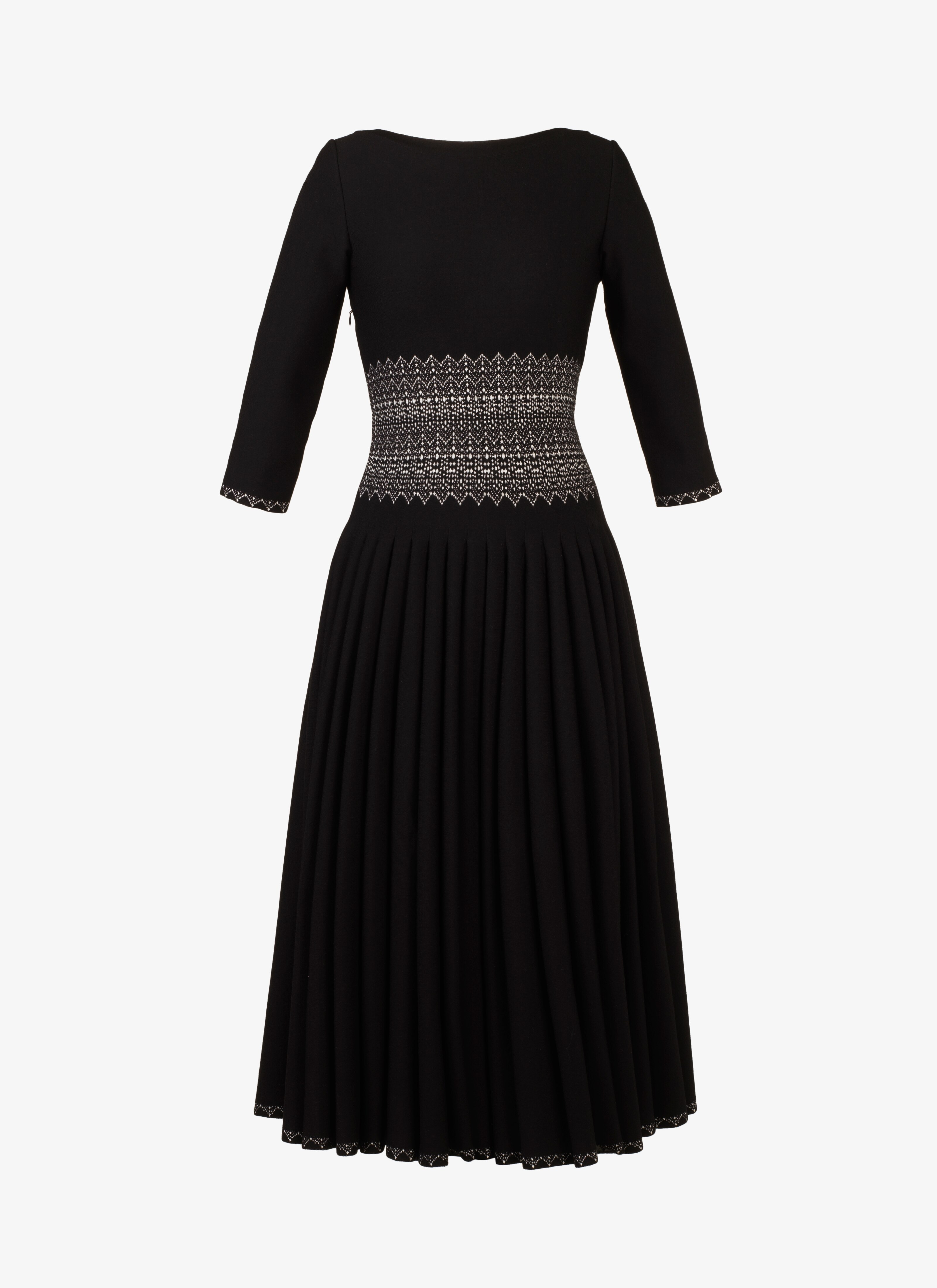 Long Flared Knitted Dress Long Flared Knitted Dress - maison-alaia.com