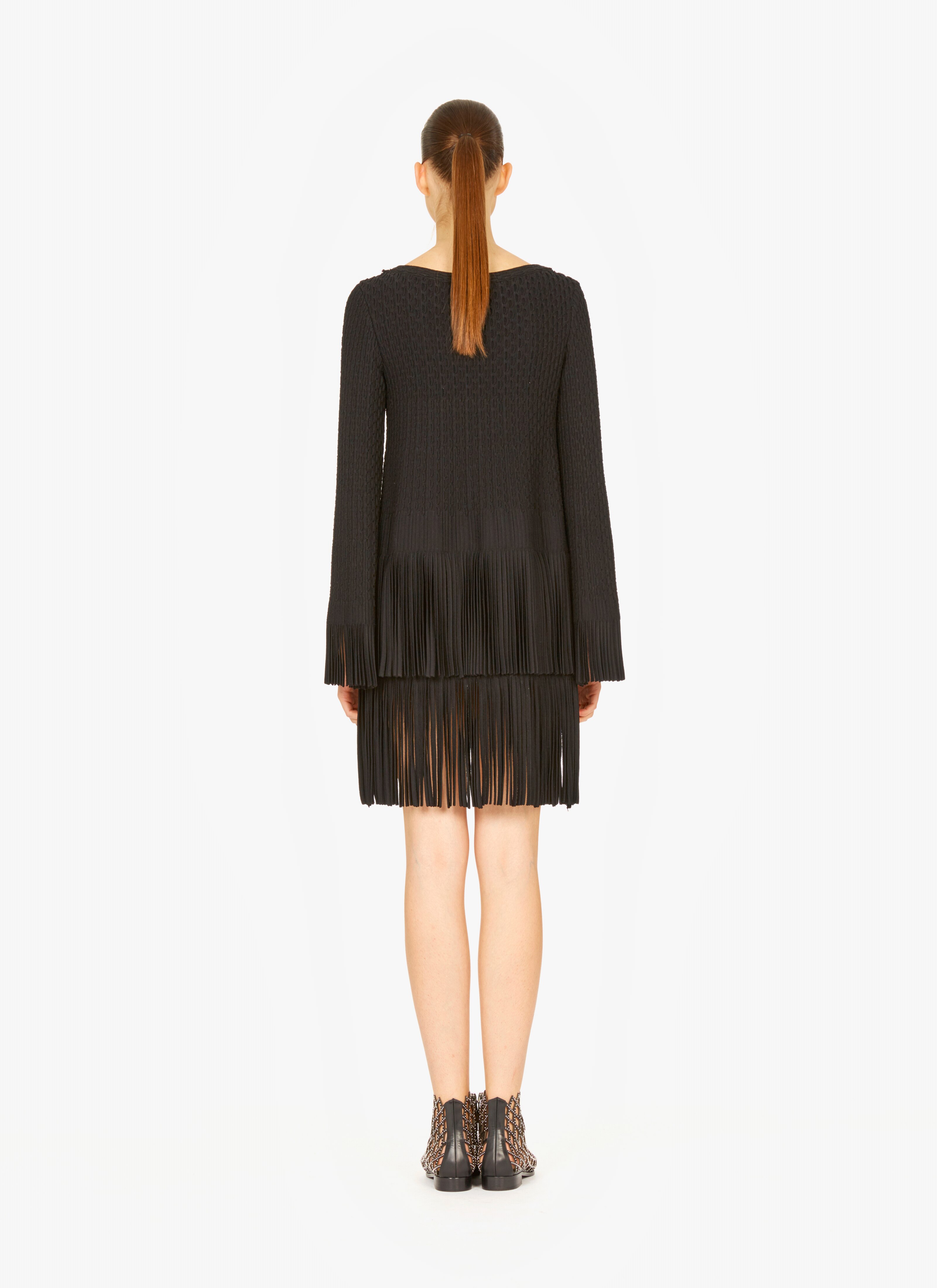 Fringed Knitted Dress Fringed Knitted Dress - maison-alaia.com