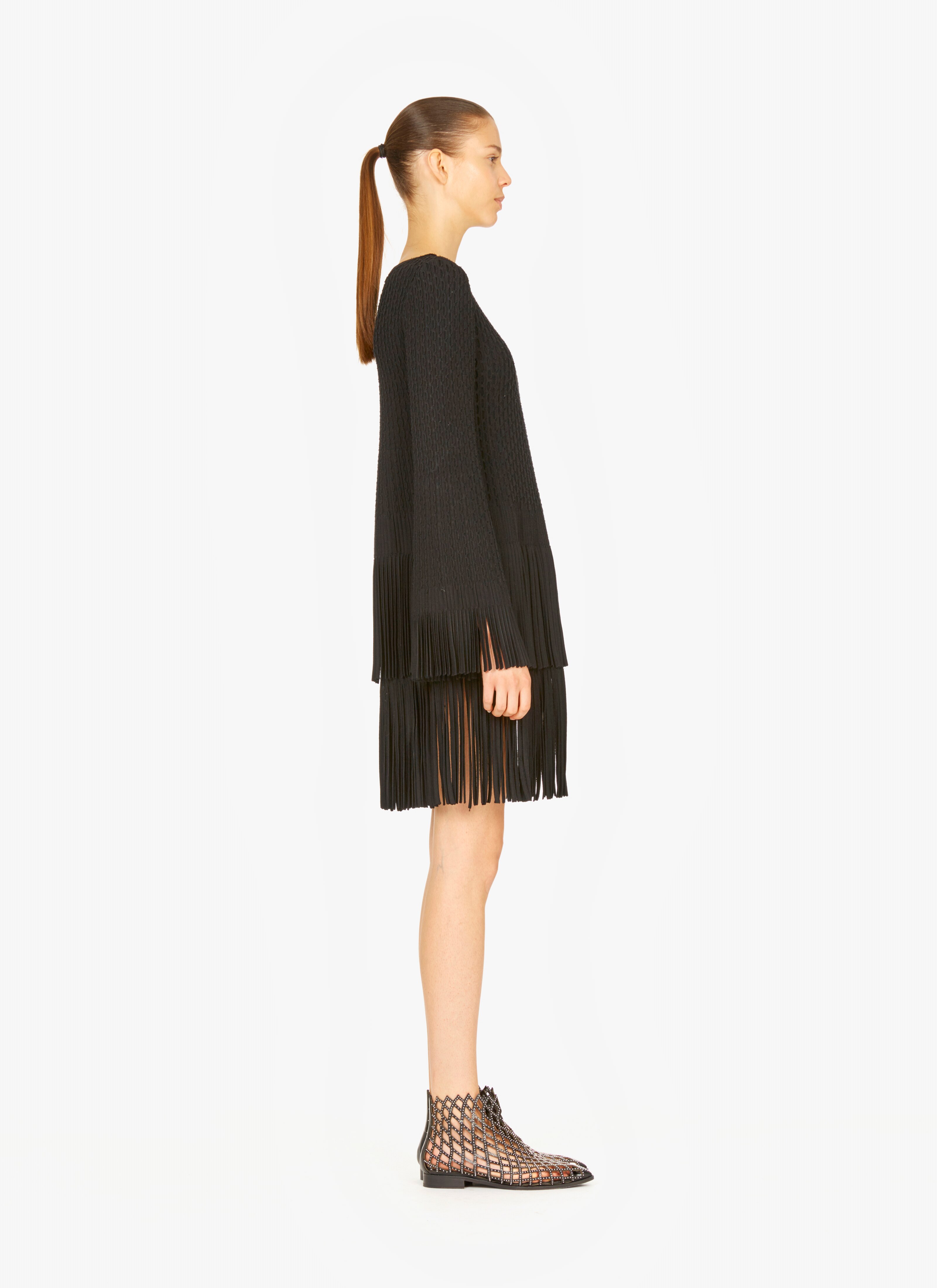 Fringed Knitted Dress Fringed Knitted Dress - maison-alaia.com