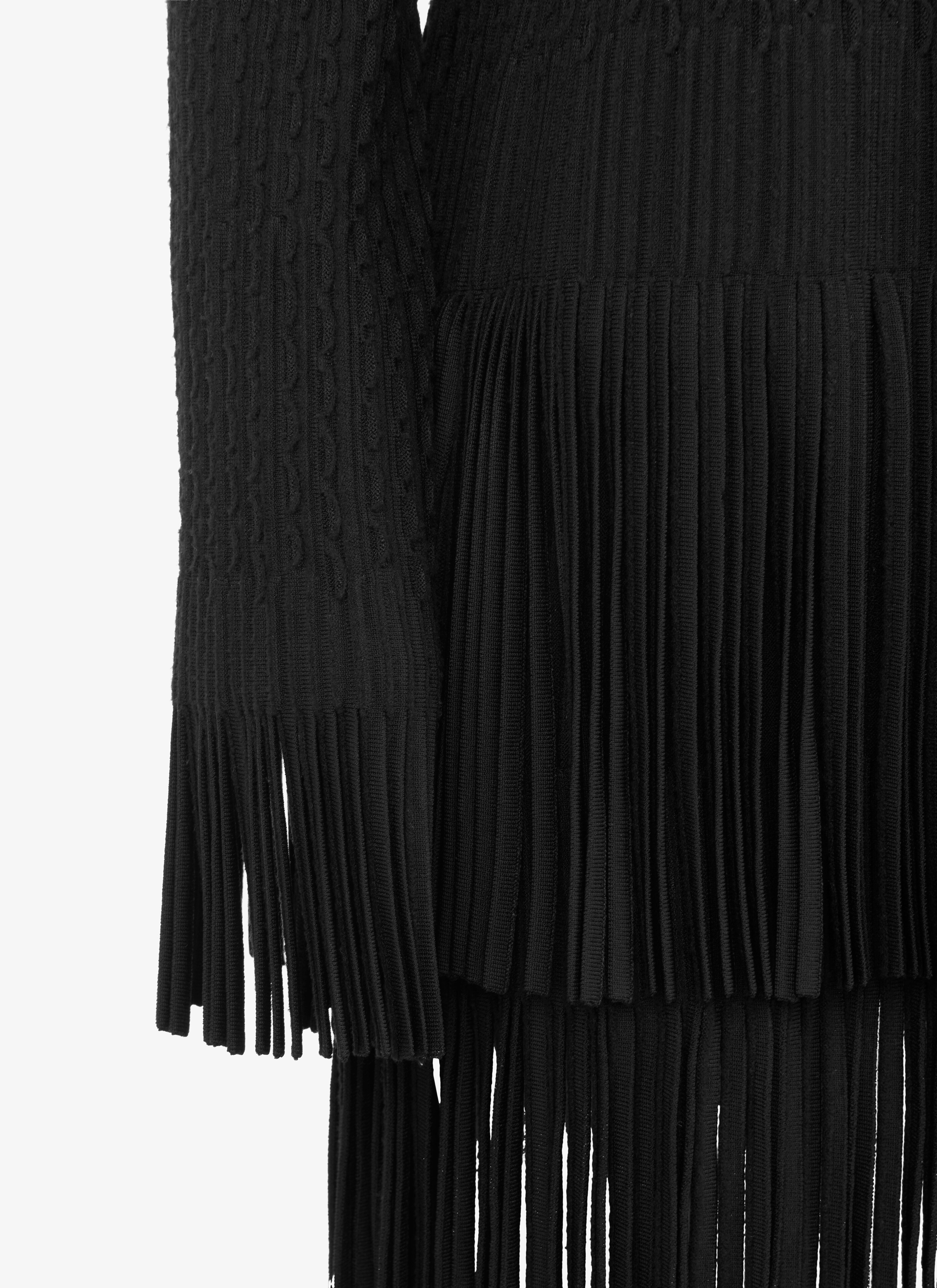Fringed Knitted Dress Fringed Knitted Dress - maison-alaia.com