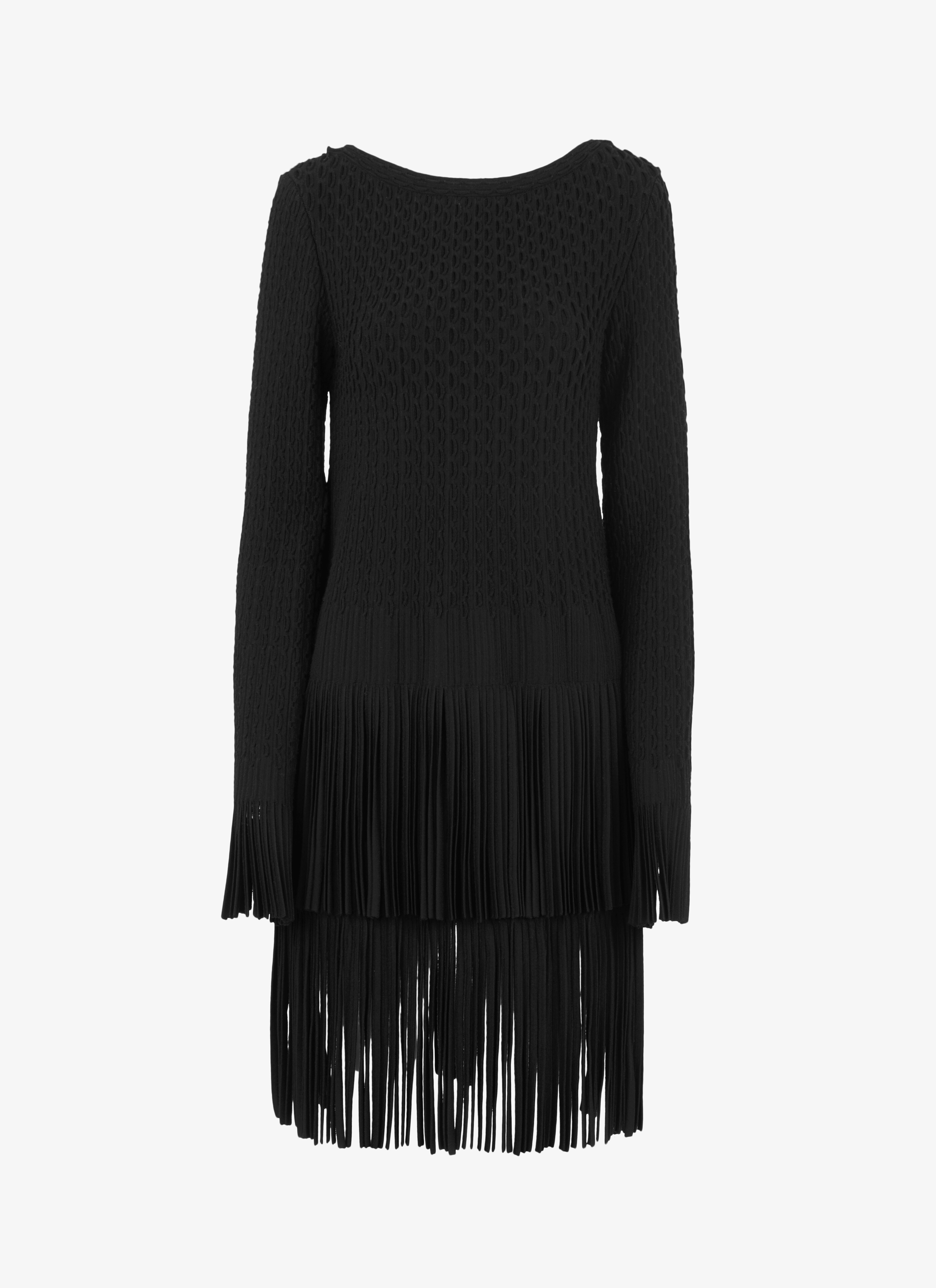 Fringed Knitted Dress Fringed Knitted Dress - maison-alaia.com