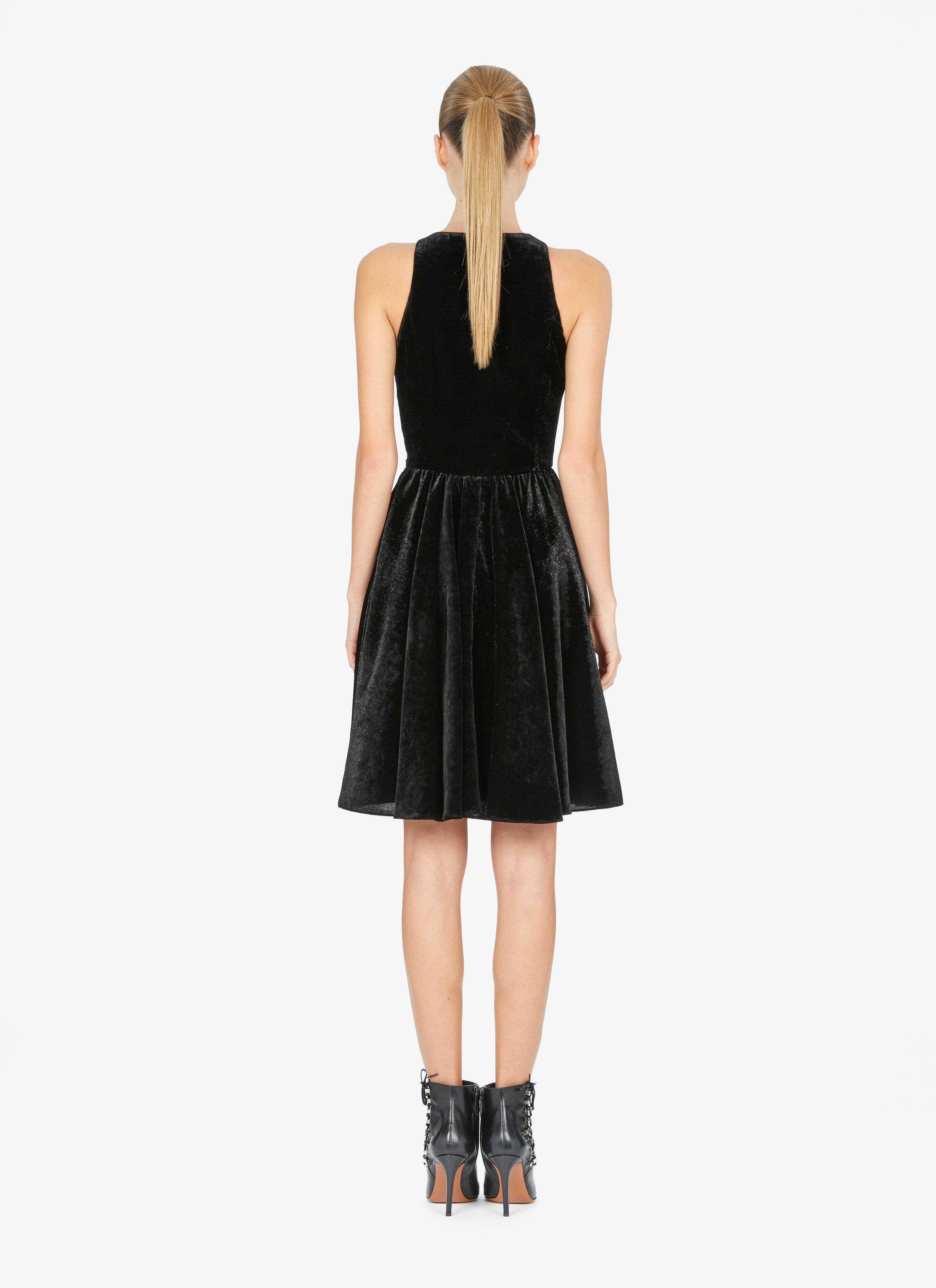Flared Velvet Dress Flared Velvet Dress - maison-alaia.com