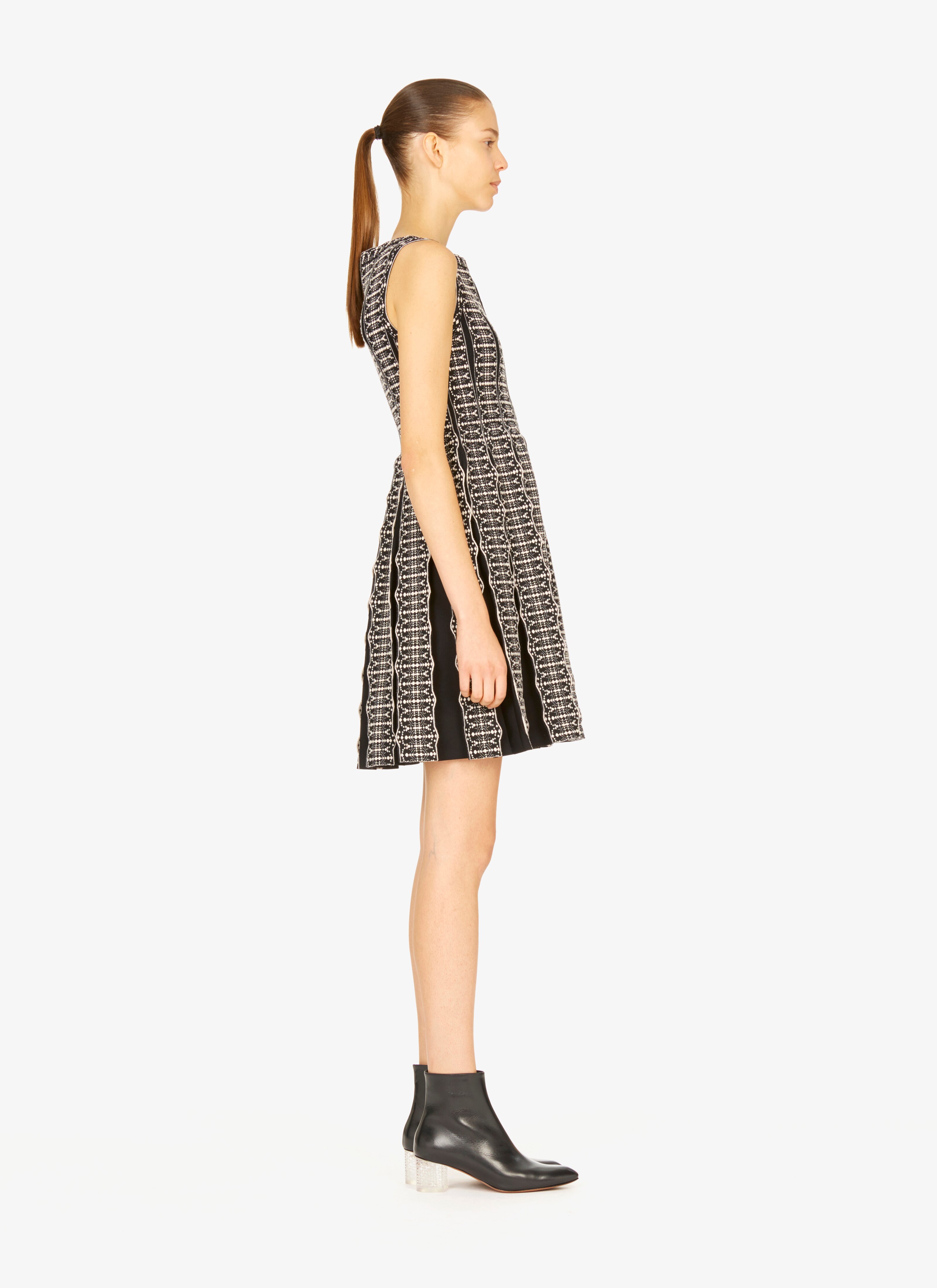 Flared Knitted Dress Flared Knitted Dress - maison-alaia.com