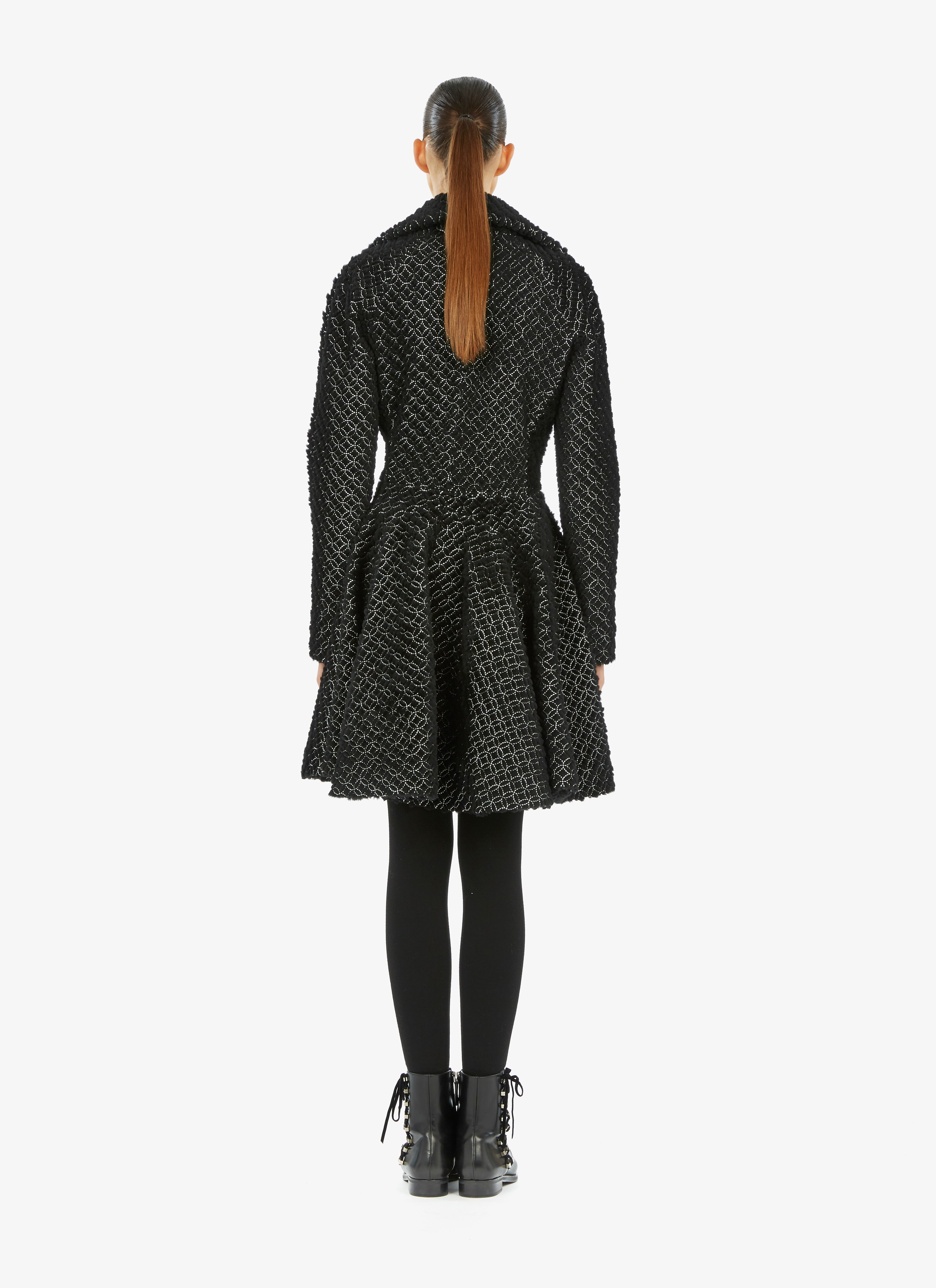 Embroidered Shearling Coat Embroidered Shearling Coat - maison-alaia.com