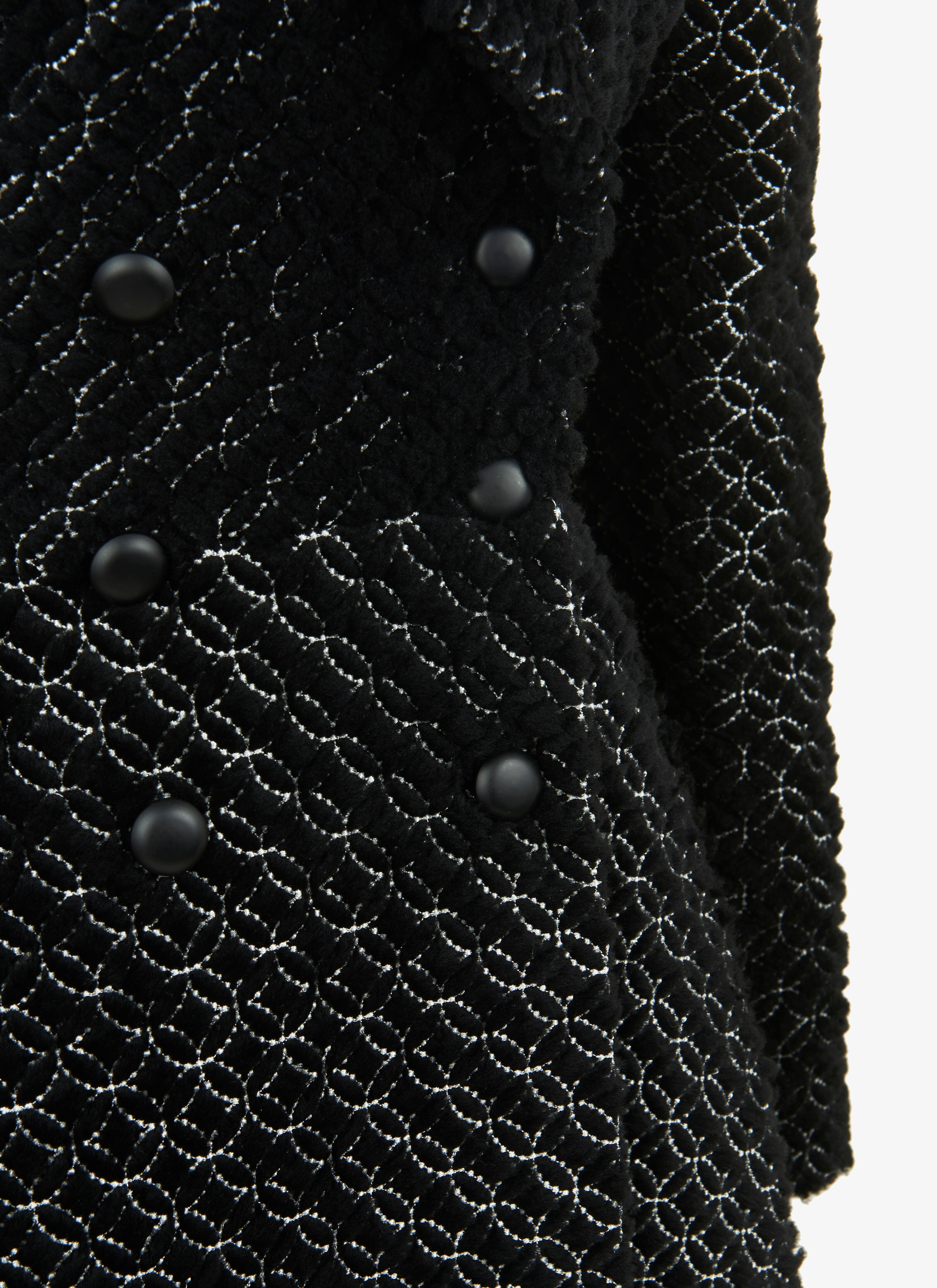Embroidered Shearling Coat Embroidered Shearling Coat - maison-alaia.com