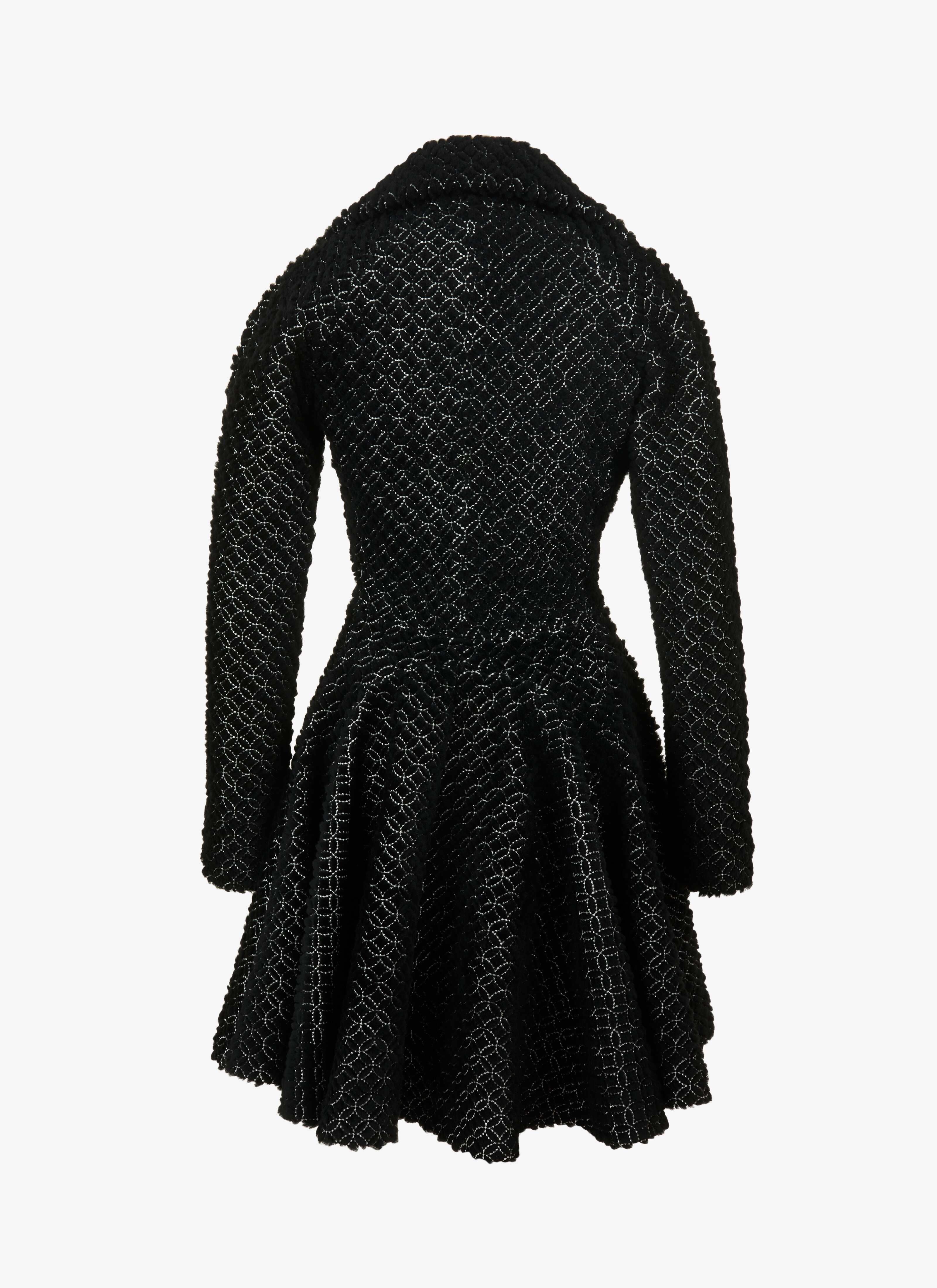 Embroidered Shearling Coat Embroidered Shearling Coat - maison-alaia.com