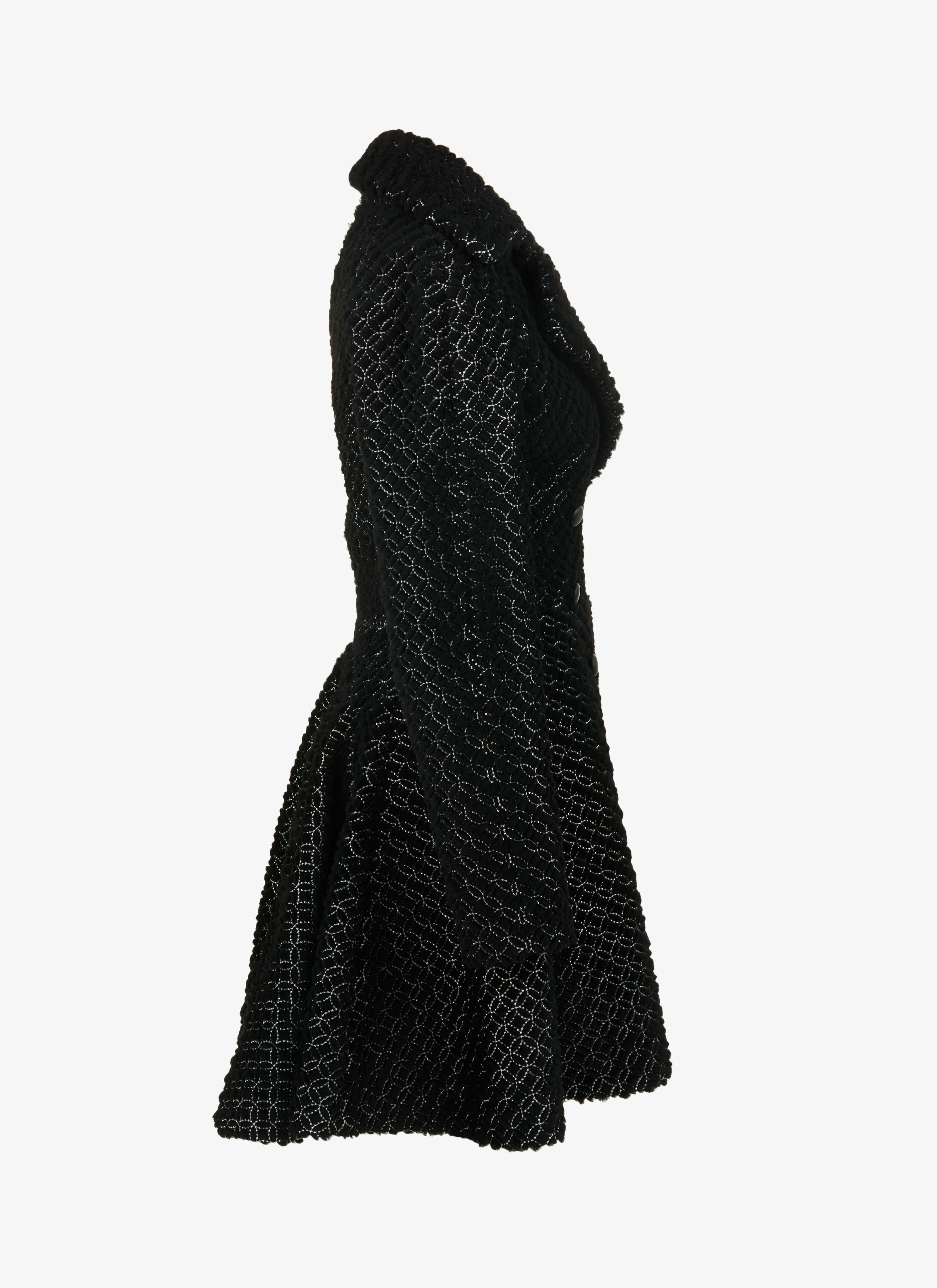 Embroidered Shearling Coat Embroidered Shearling Coat - maison-alaia.com