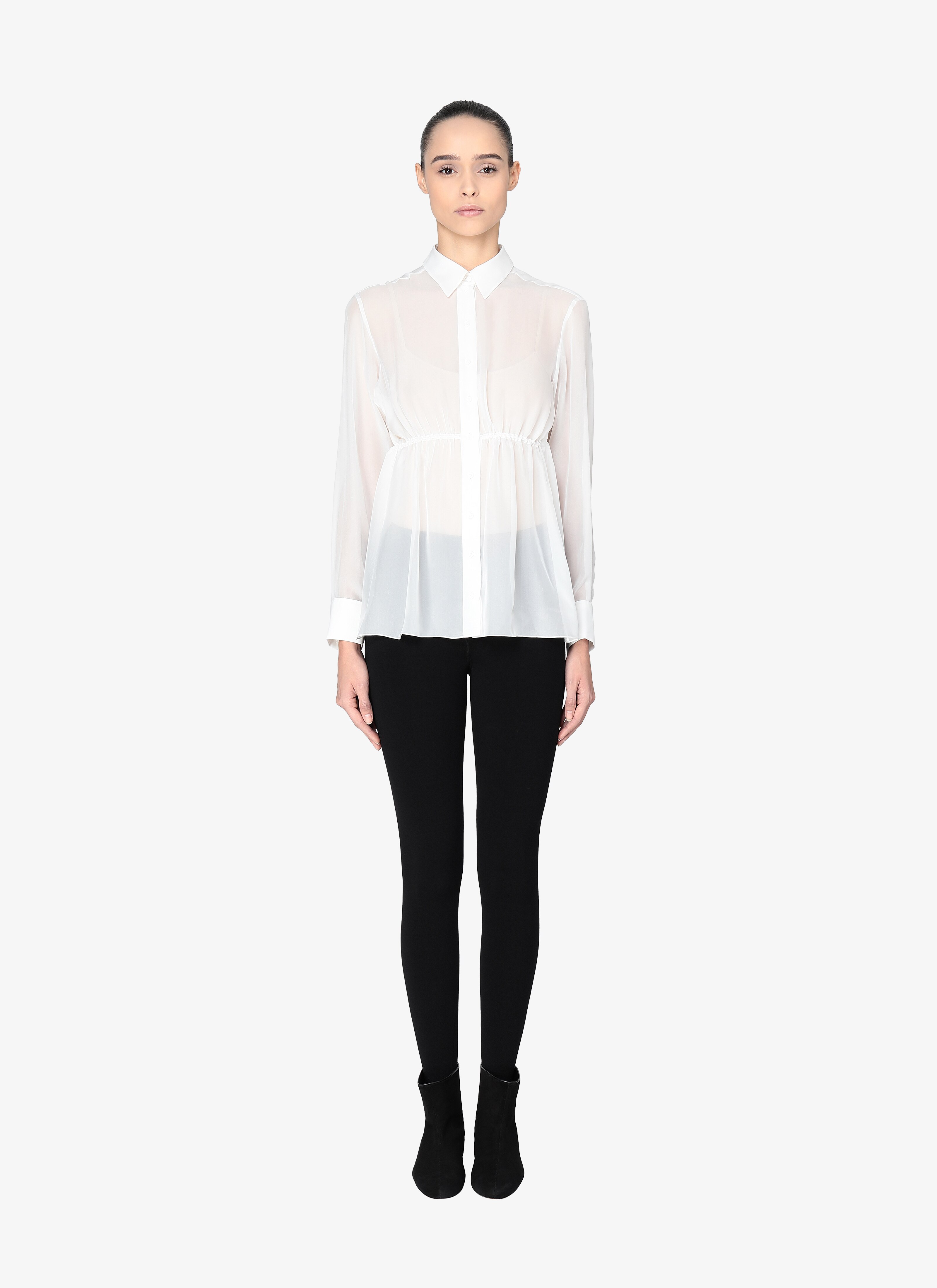 Tailored Pleated Shirt Tailored Pleated Shirt - maison-alaia.com