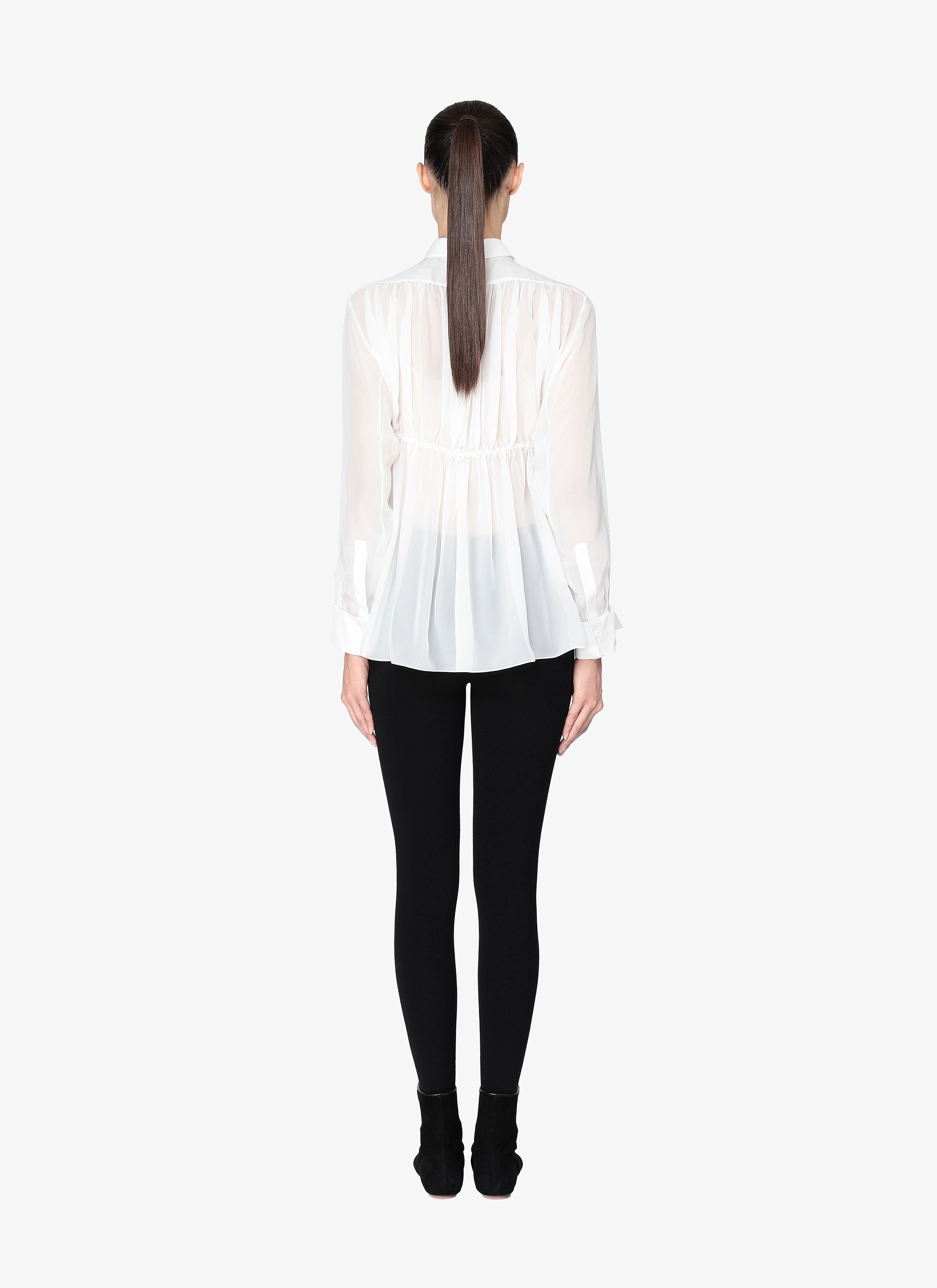Tailored Pleated Shirt Tailored Pleated Shirt - maison-alaia.com