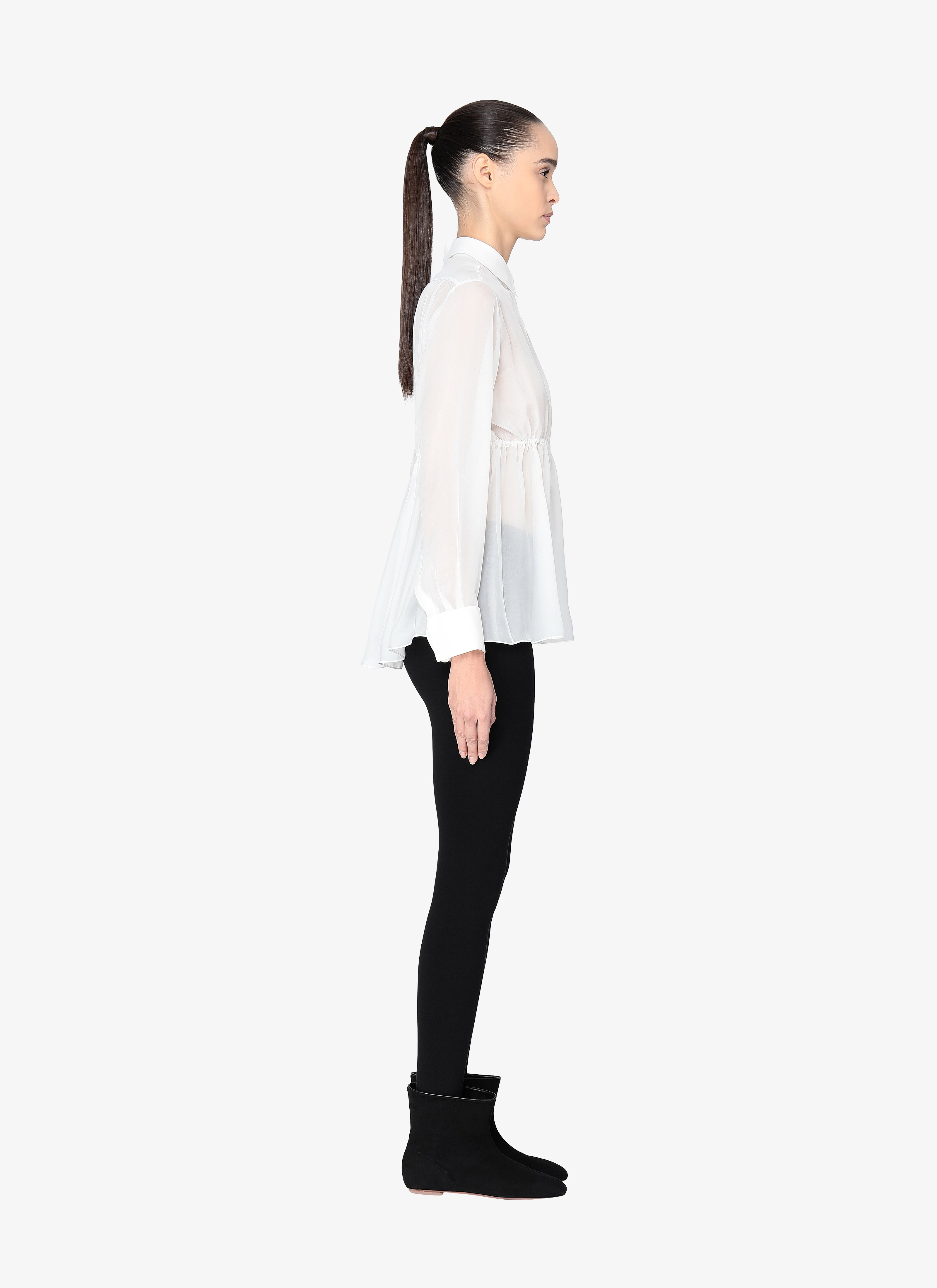 Tailored Pleated Shirt Tailored Pleated Shirt - maison-alaia.com