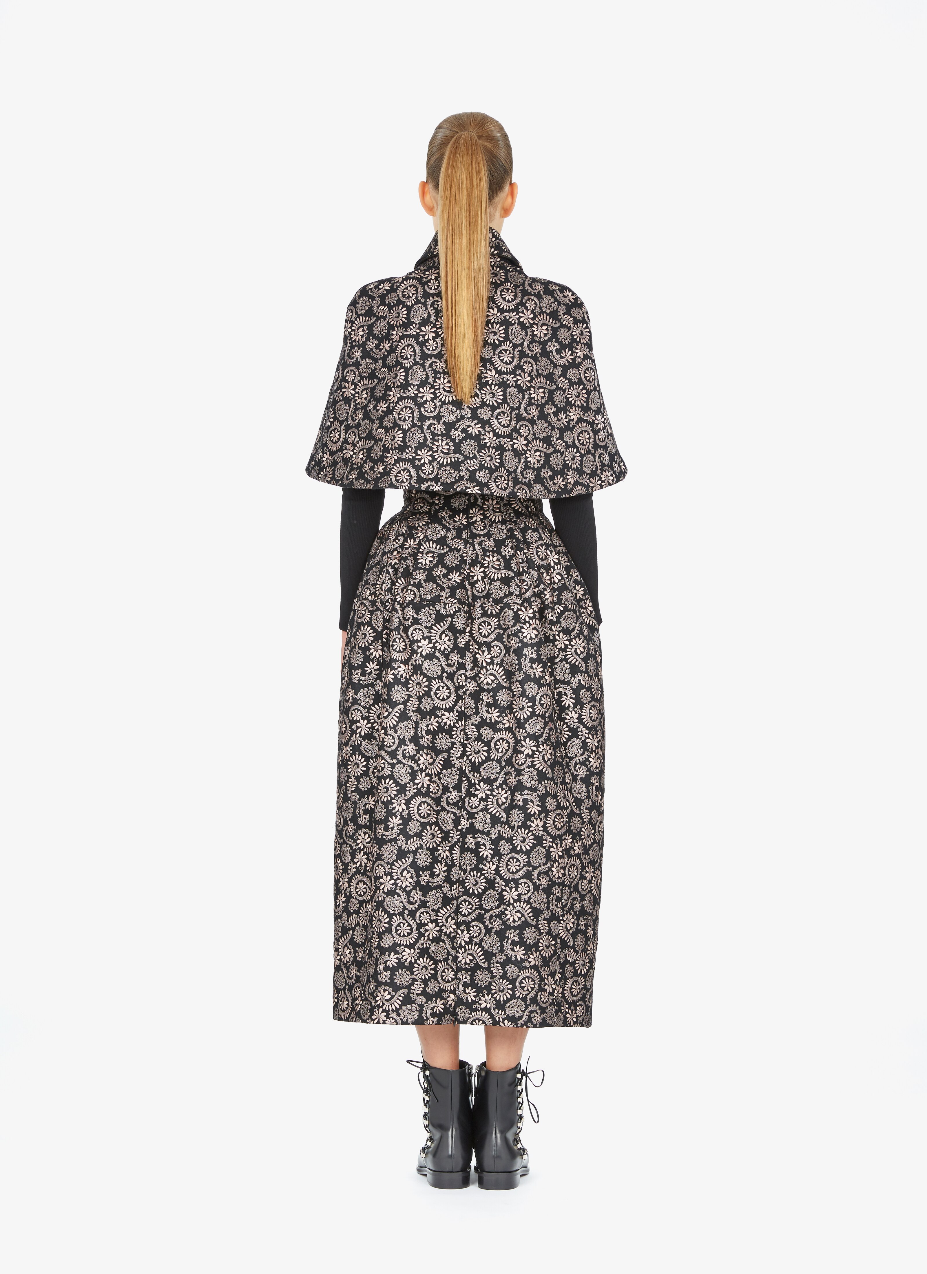 Short Embroidered Cape Short Embroidered Cape - maison-alaia.com