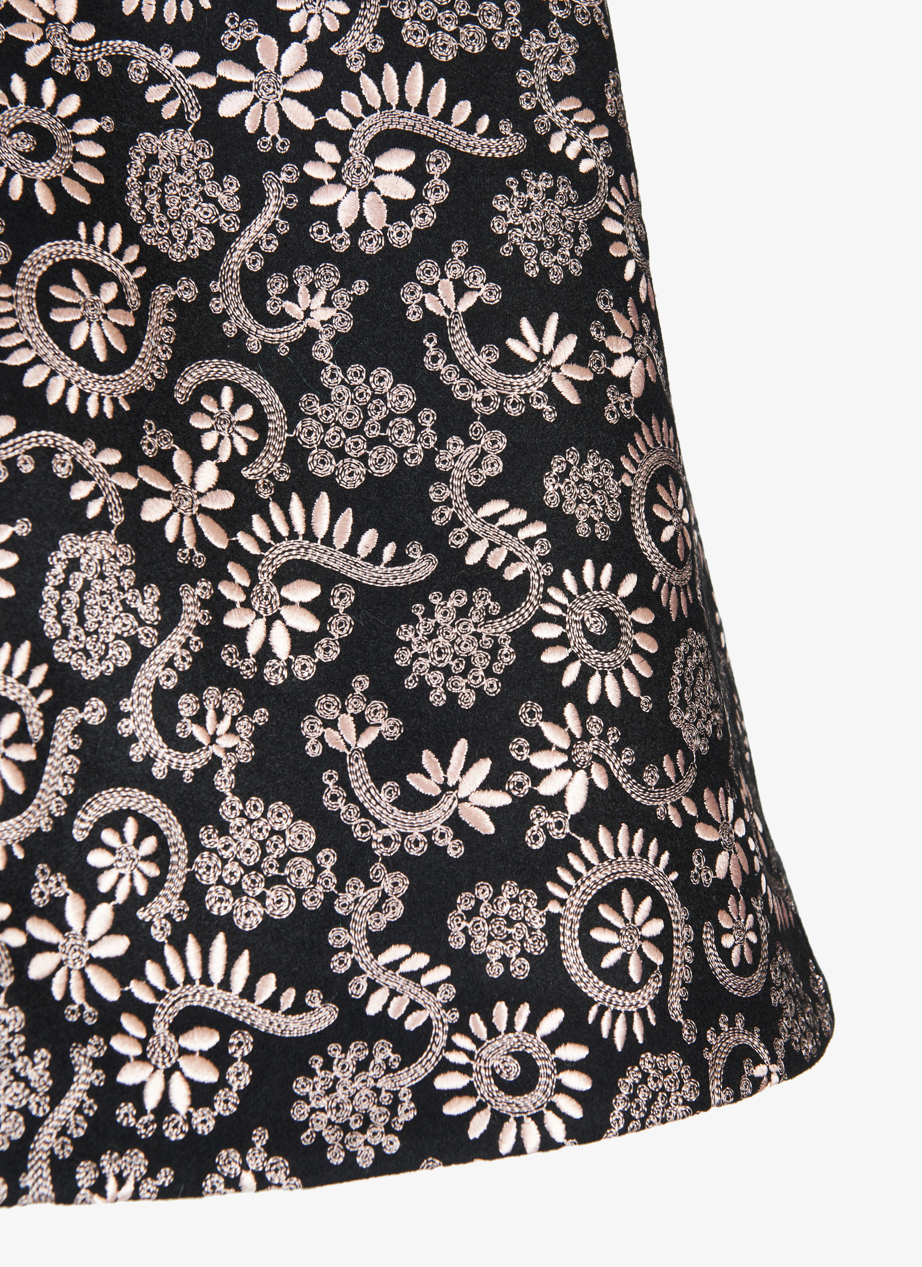 Short Embroidered Cape Short Embroidered Cape - maison-alaia.com