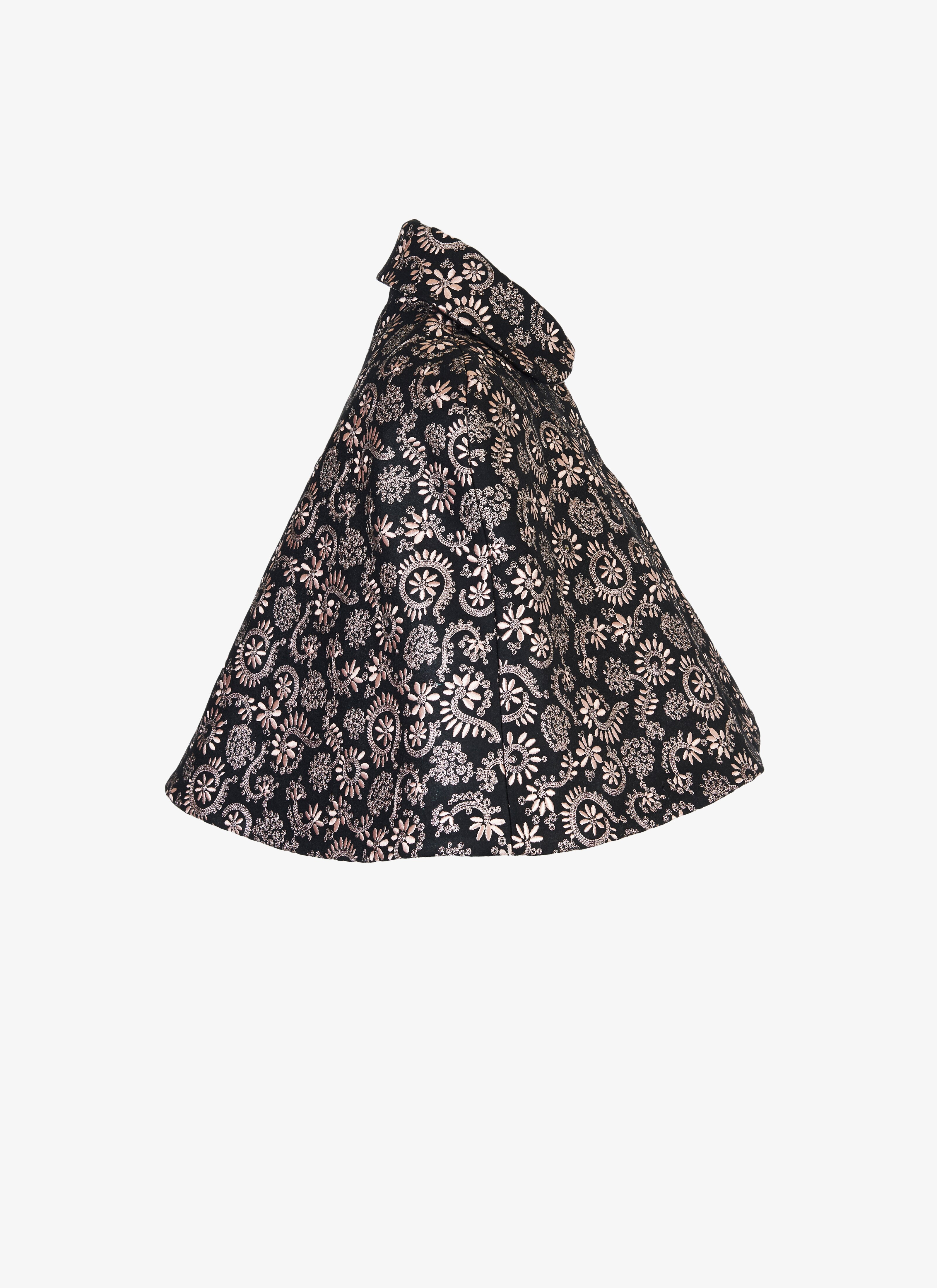 Short Embroidered Cape Short Embroidered Cape - maison-alaia.com