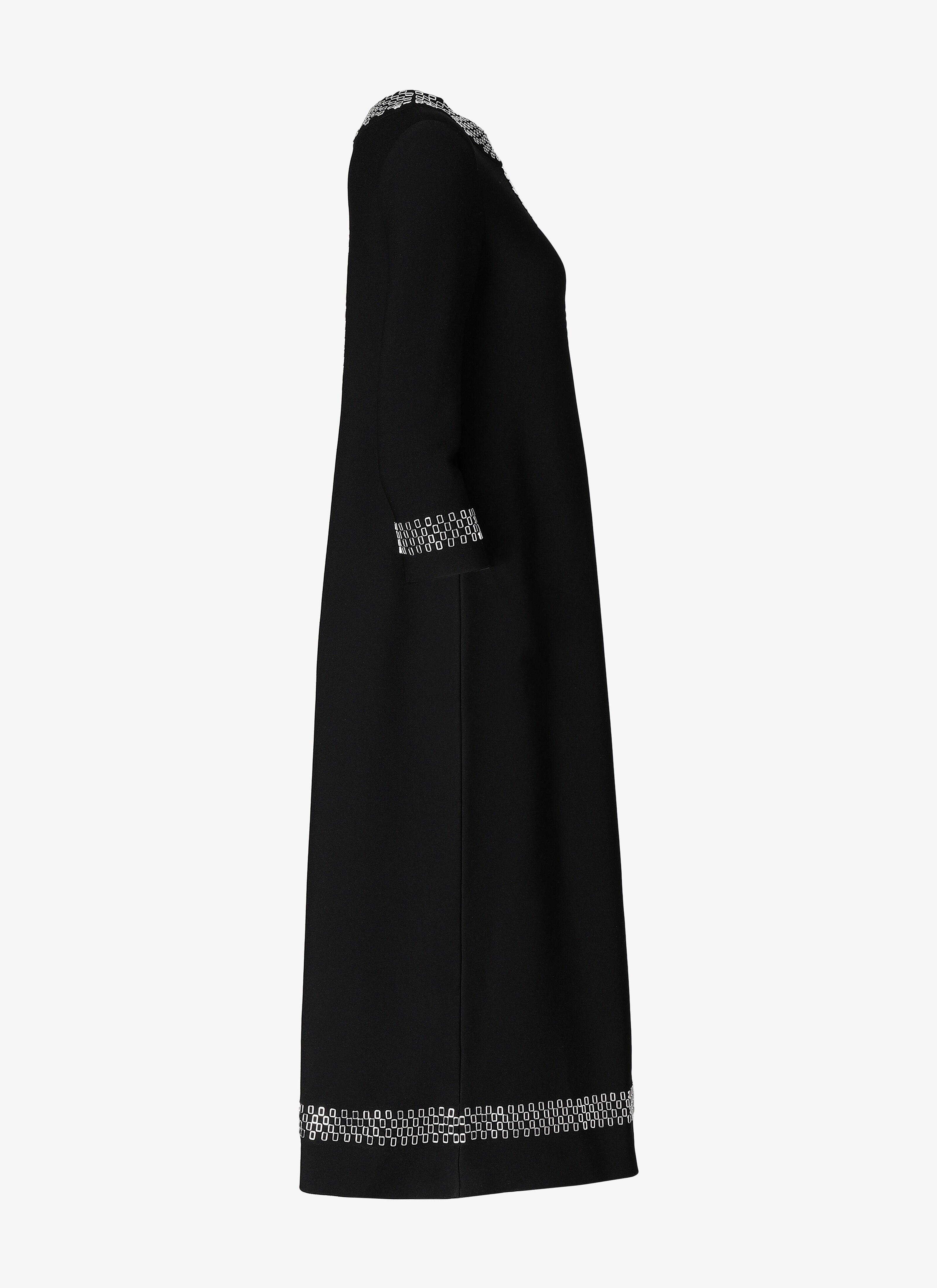 Abito A Trapezio Lungo In Maglia Abito A Trapezio Lungo In Maglia - maison-alaia.com