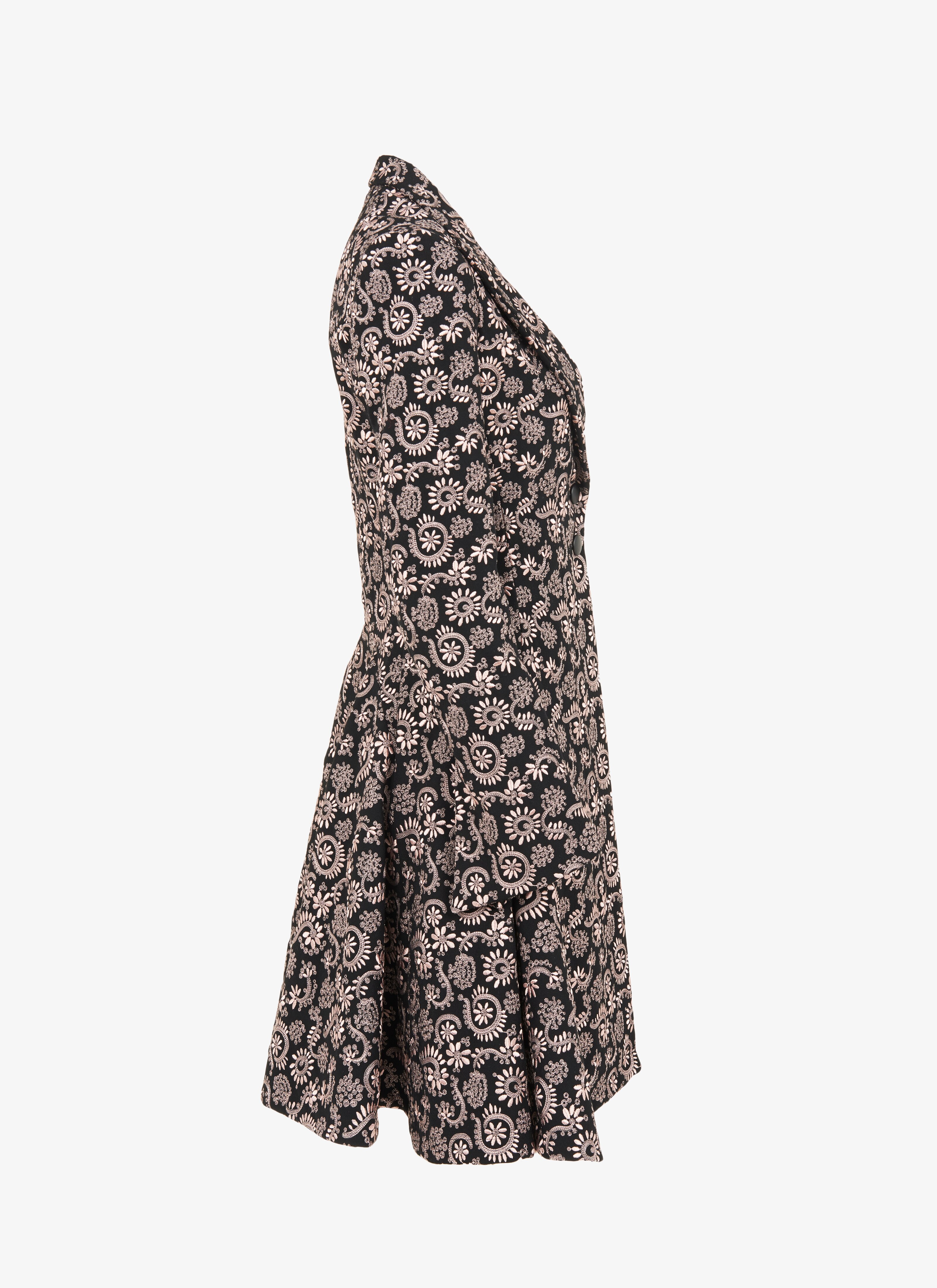 Embroidered Tailored Coat Embroidered Tailored Coat - maison-alaia.com