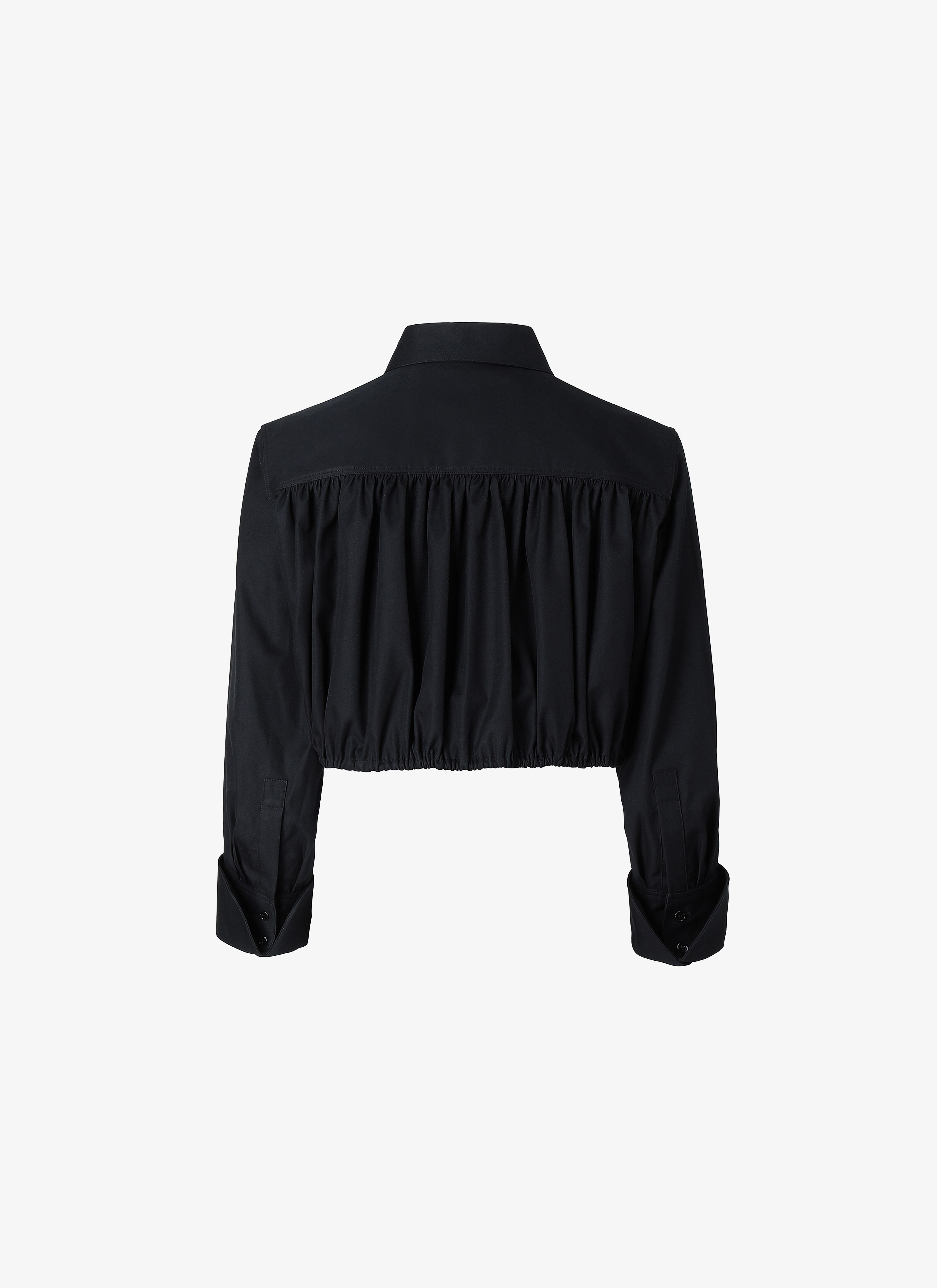 Cotton Cropped Shirt Cotton Cropped Shirt - maison-alaia.com