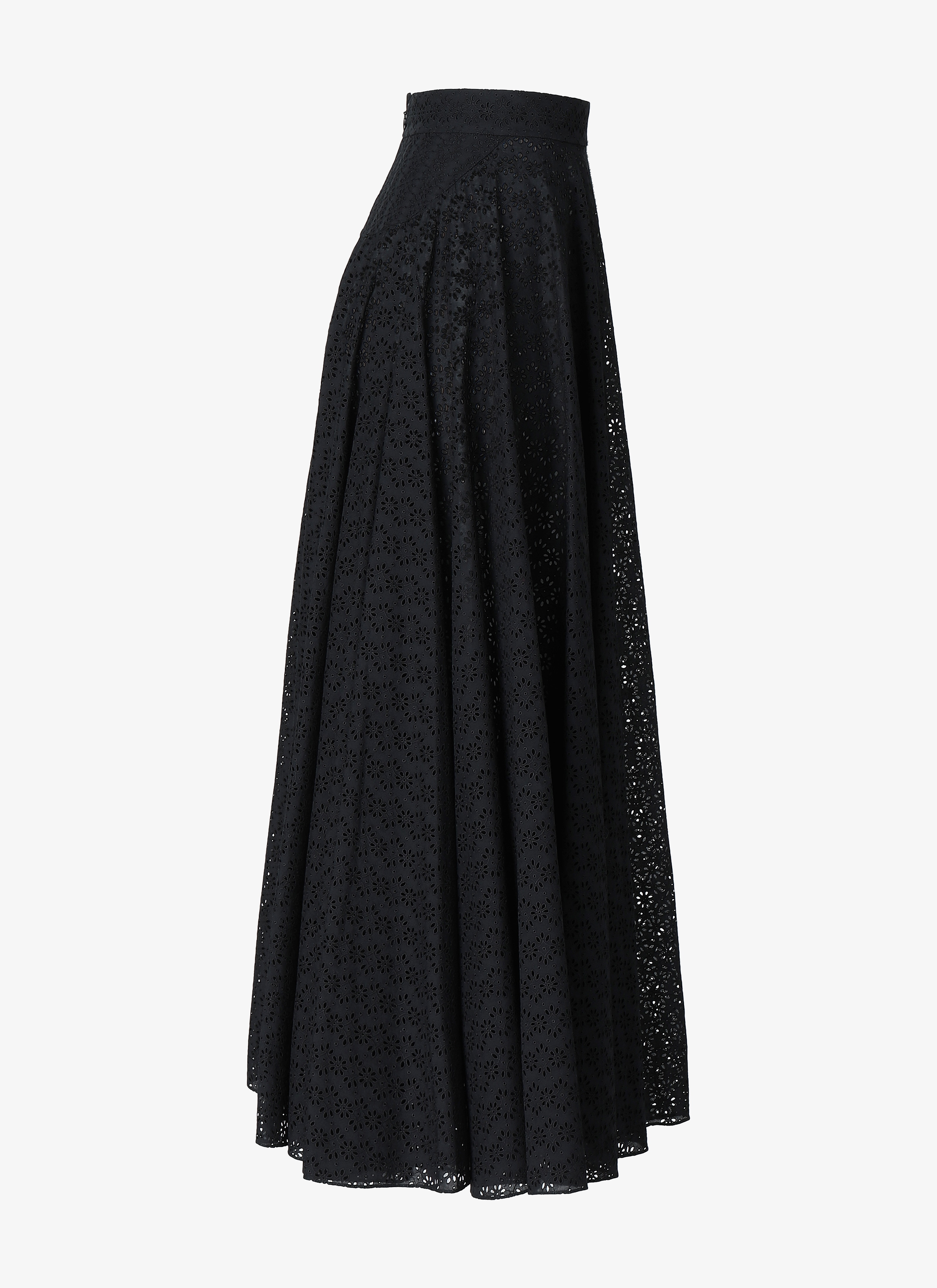 Embroidered Flared Skirt Embroidered Flared Skirt - maison-alaia.com
