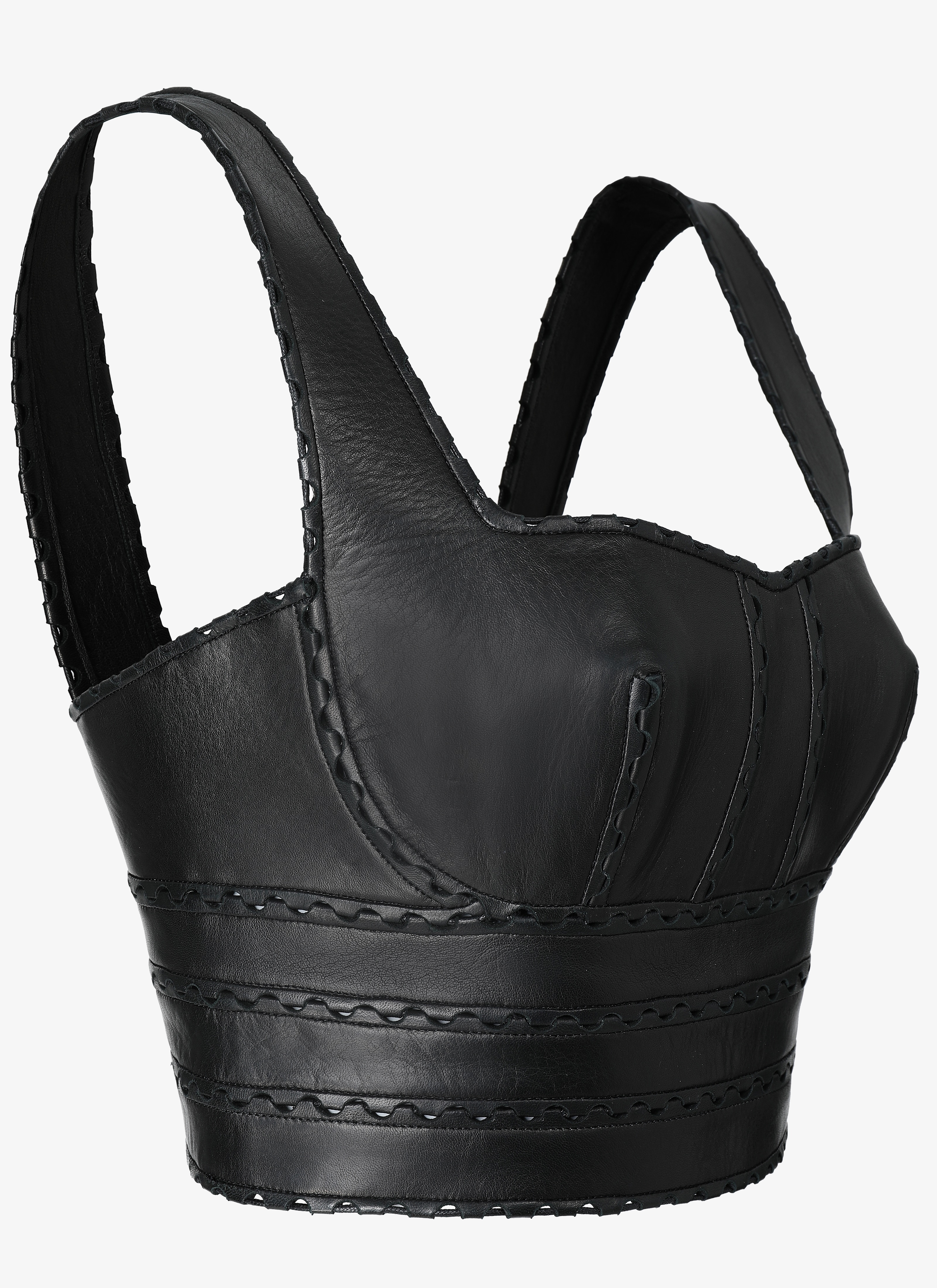 Leather Bustier Top Leather Bustier Top - maison-alaia.com