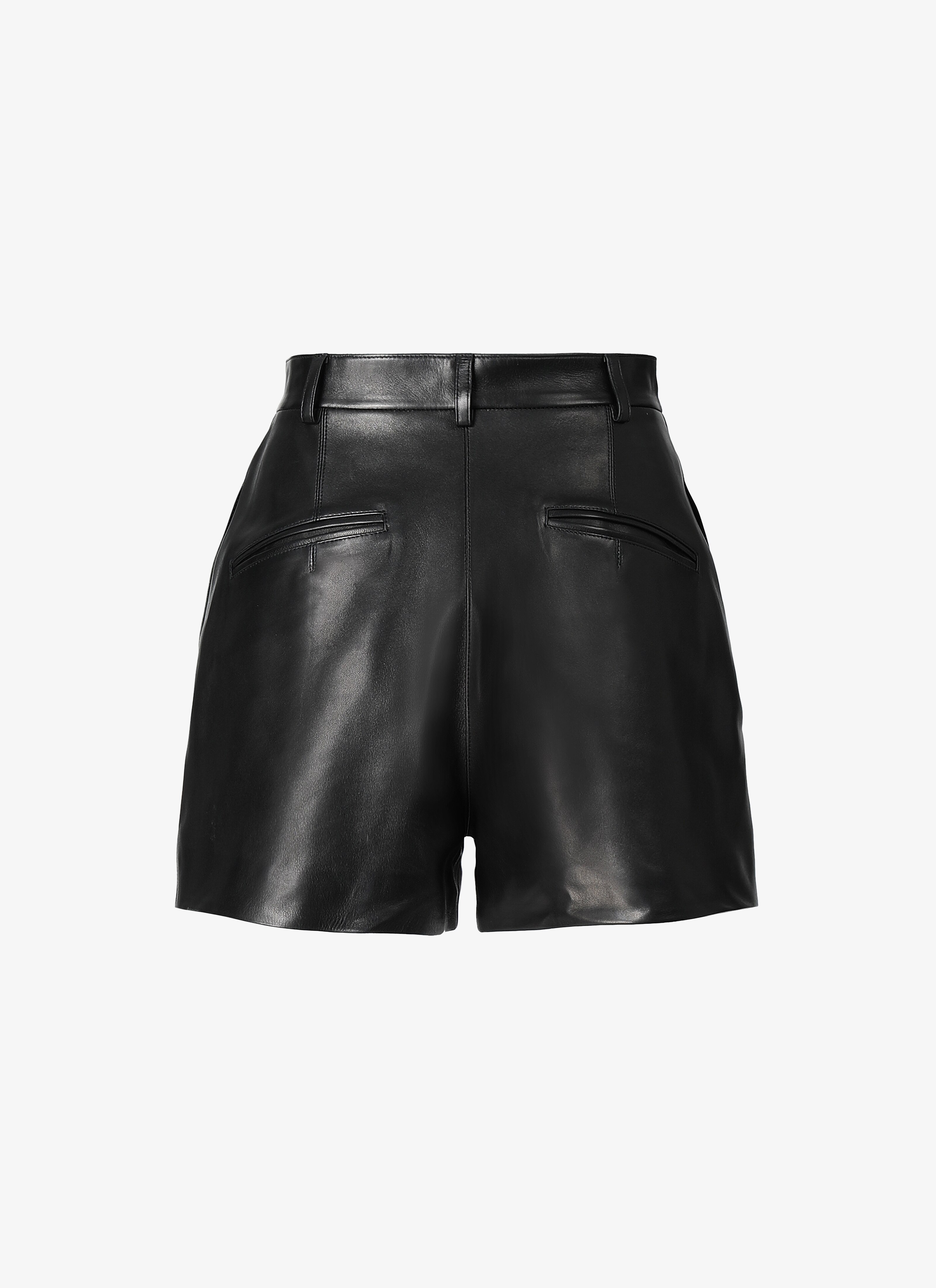 Leather Structured Short Leather Structured Short - maison-alaia.com