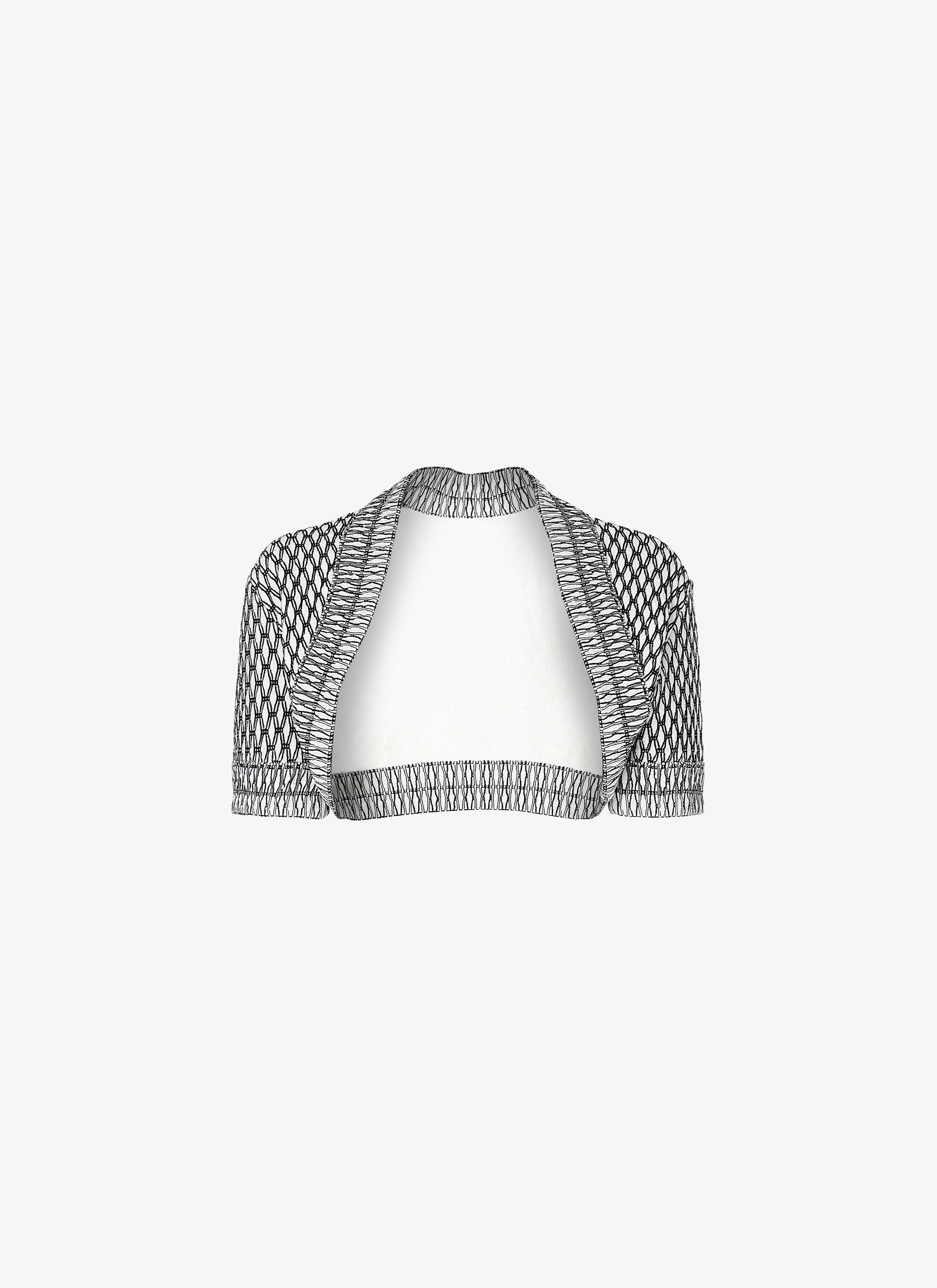 ALAÏA IVORY/BLACK JACKETS