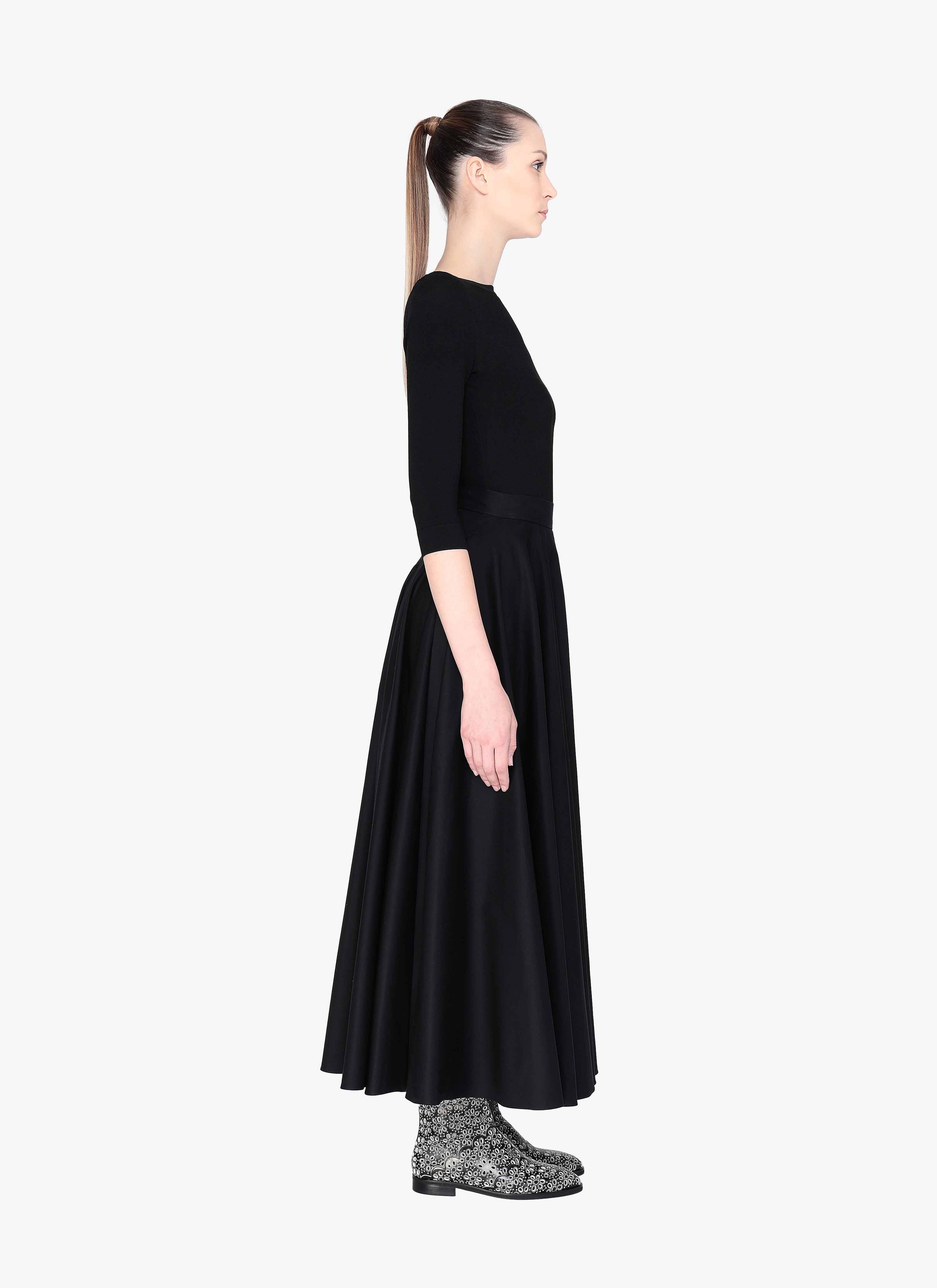 Long Flared Skirt Long Flared Skirt - maison-alaia.com