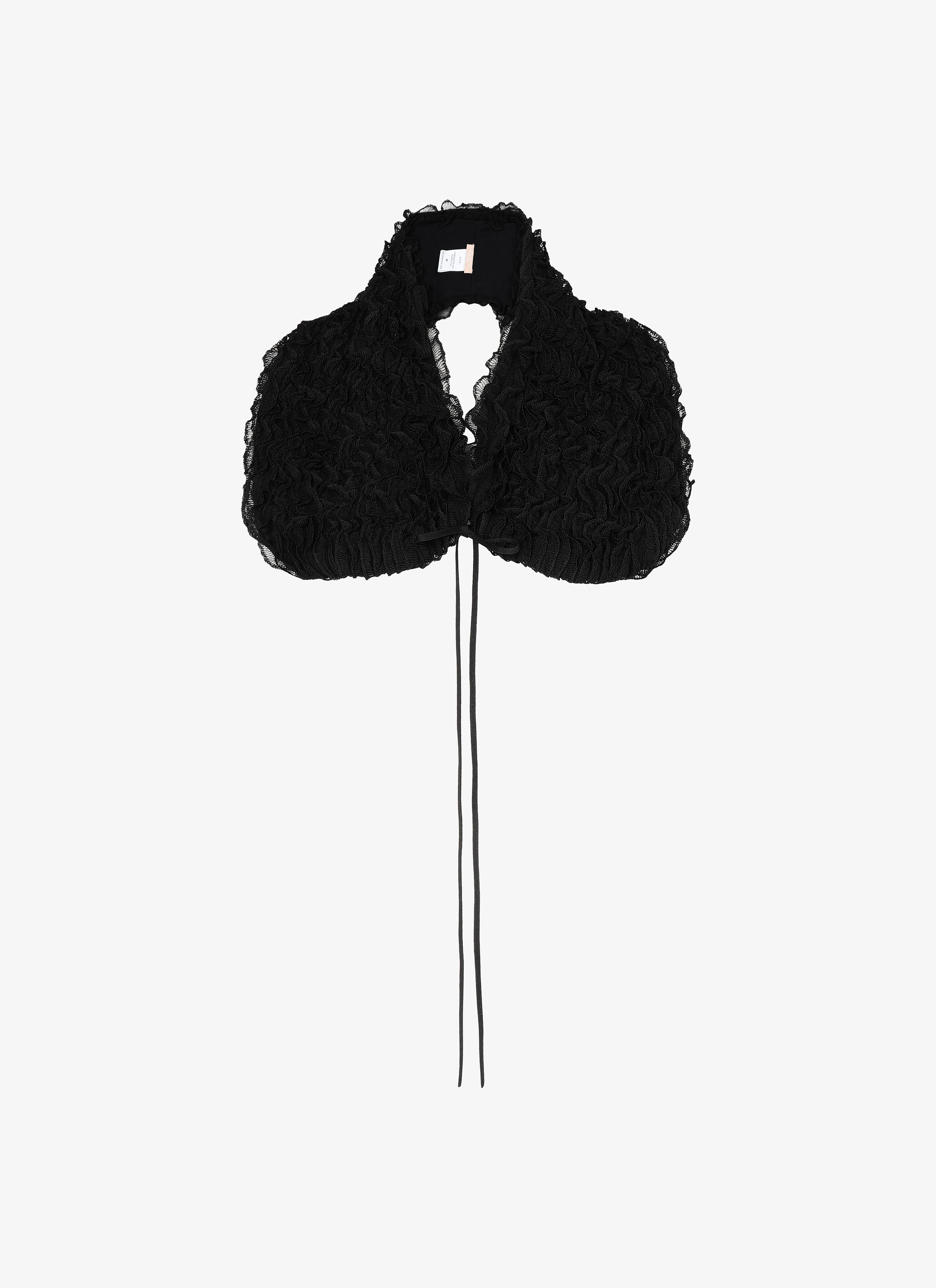 ALAÏA BLACK SLEEVELESS KNITTED TOP