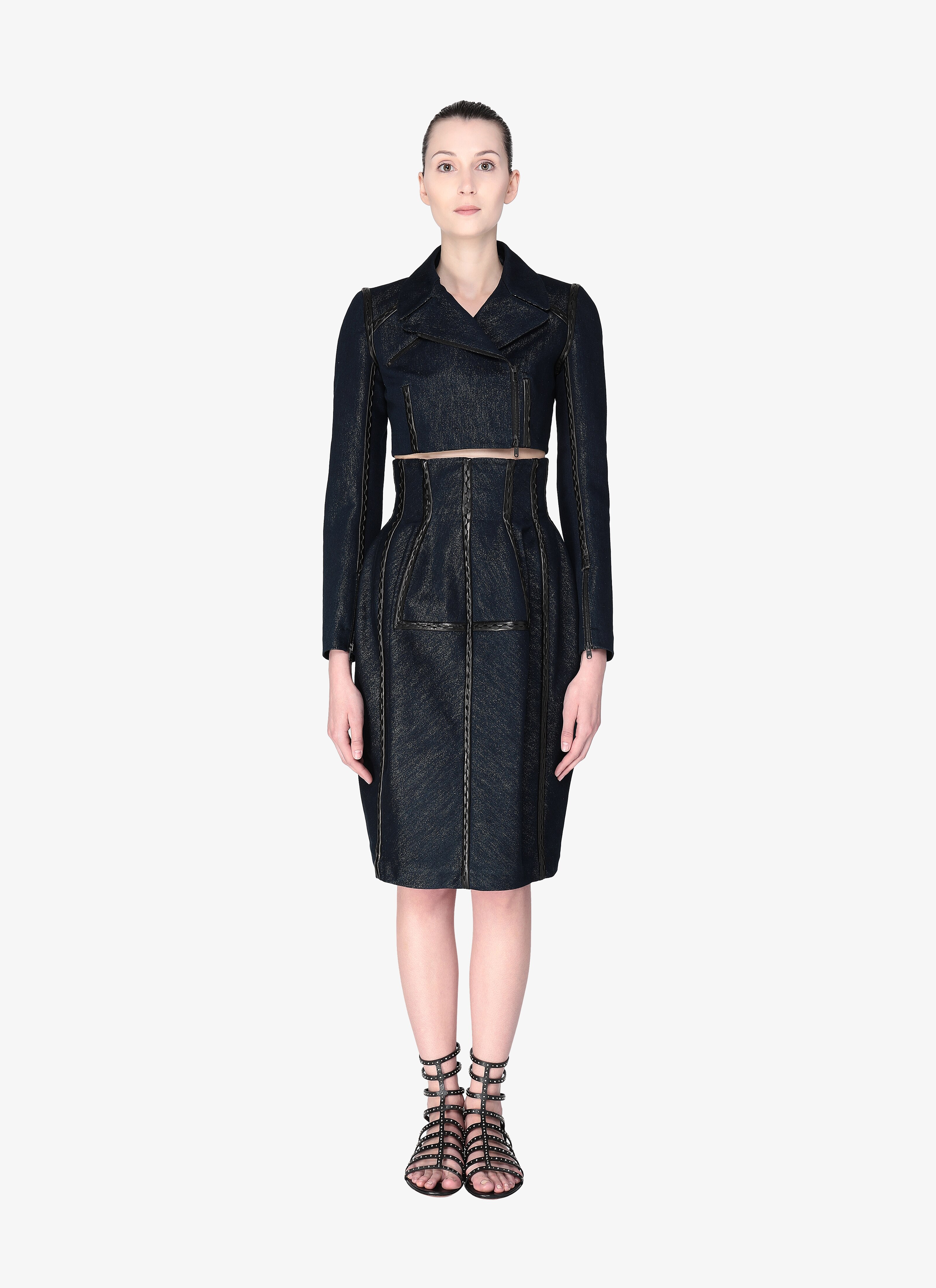 Denim Midi Skirt Denim Midi Skirt - maison-alaia.com