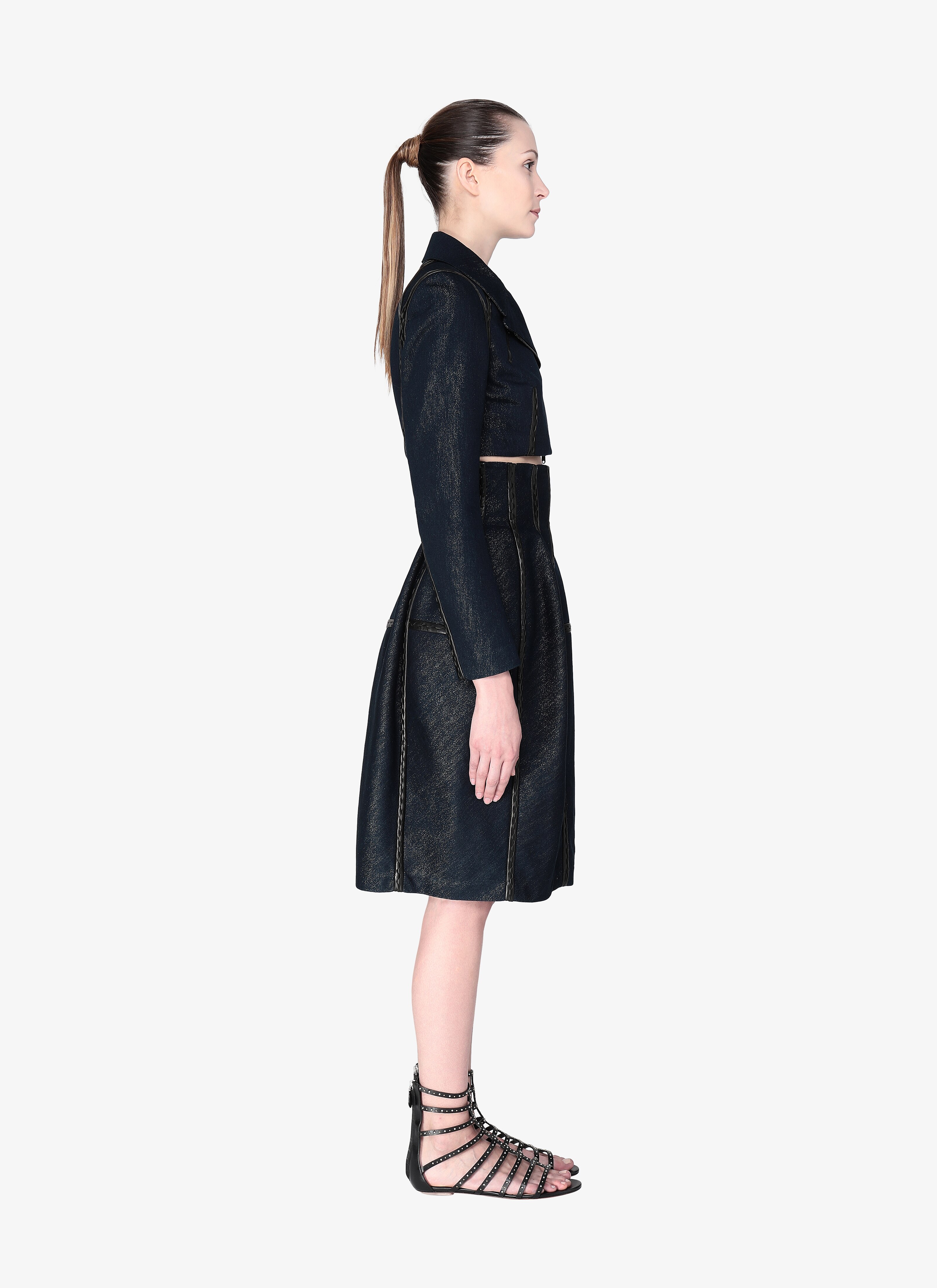 Denim Midi Skirt Denim Midi Skirt - maison-alaia.com