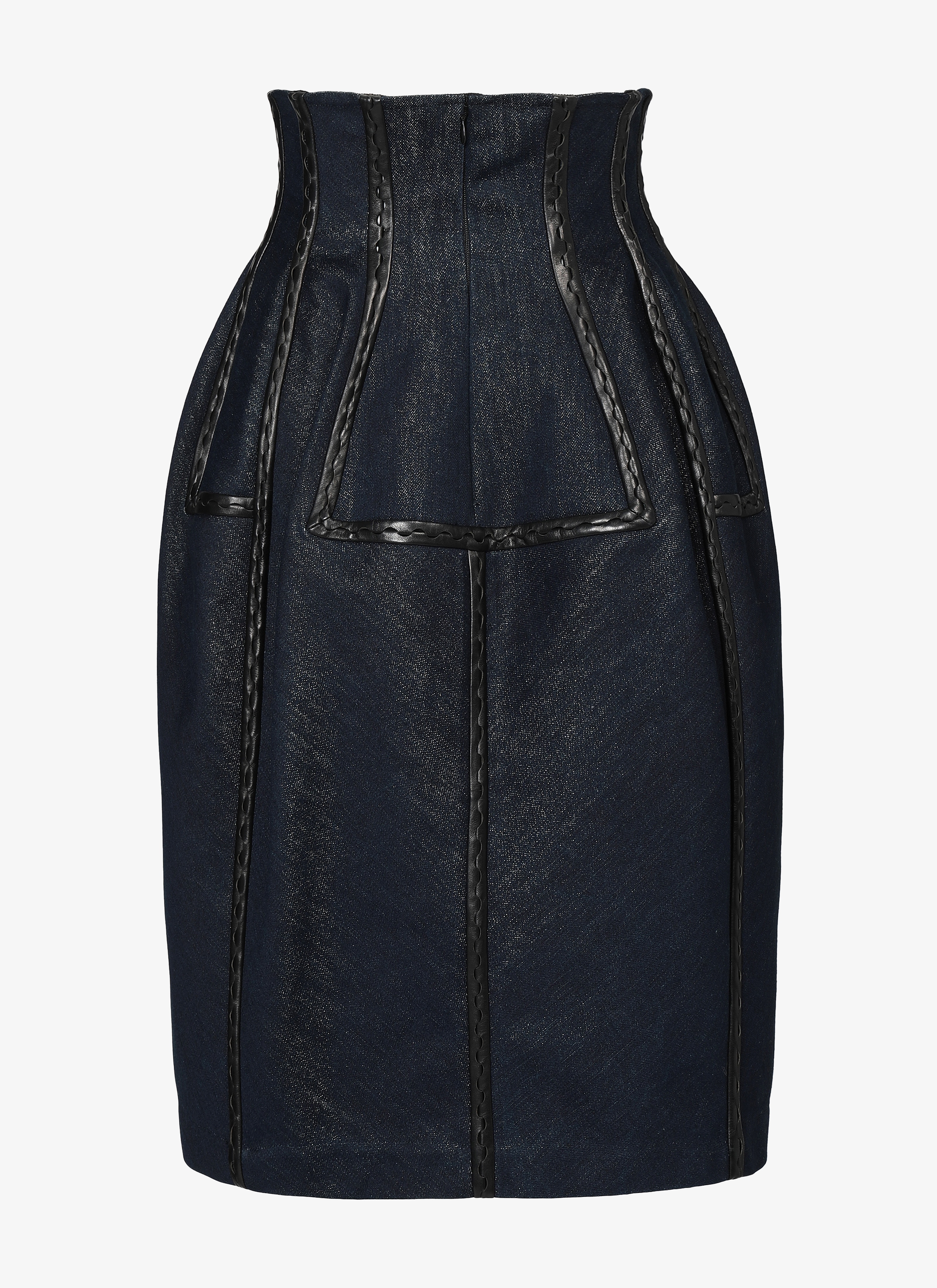 Denim Midi Skirt Denim Midi Skirt - maison-alaia.com