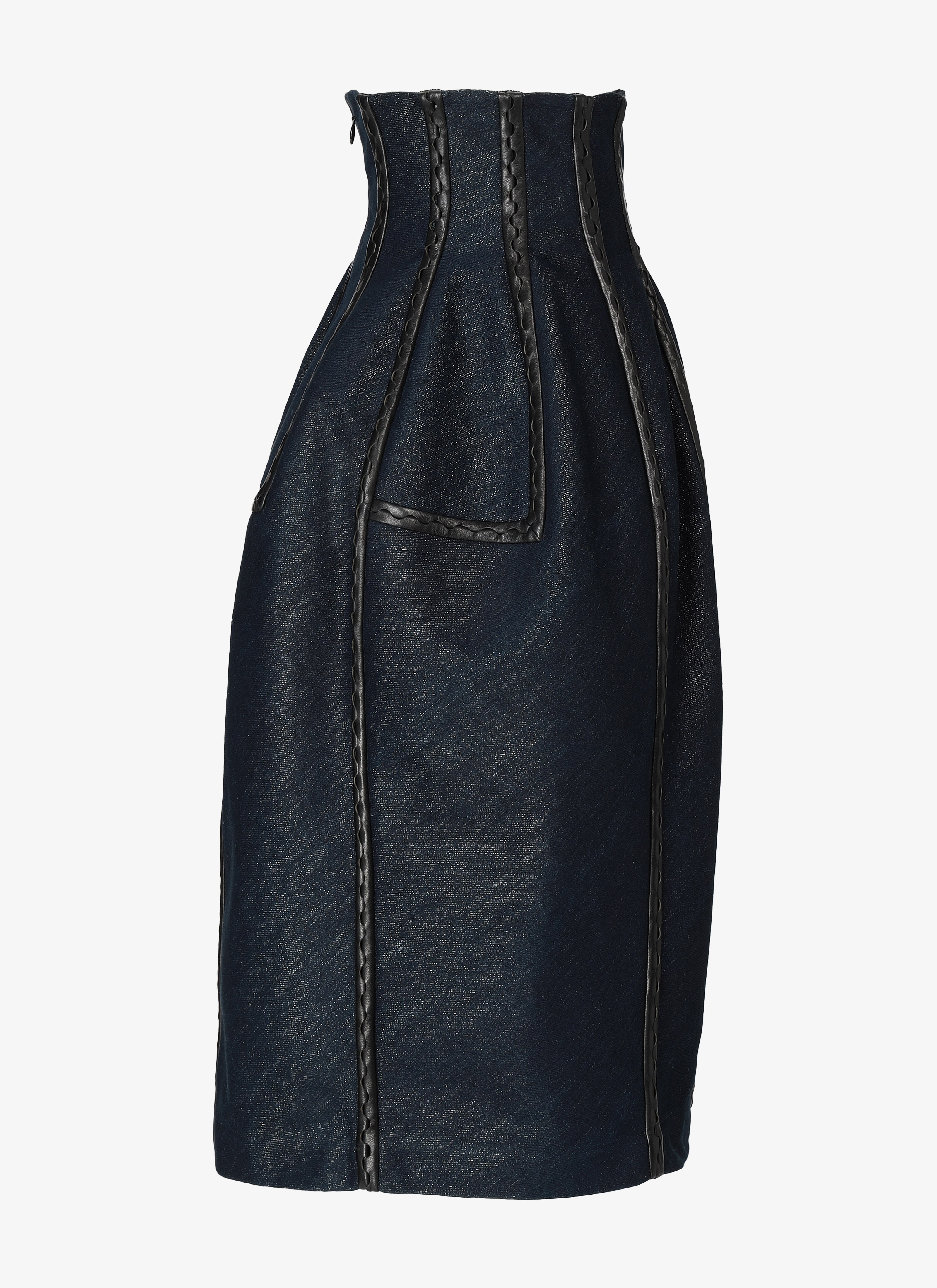 Denim Midi Skirt Denim Midi Skirt - maison-alaia.com
